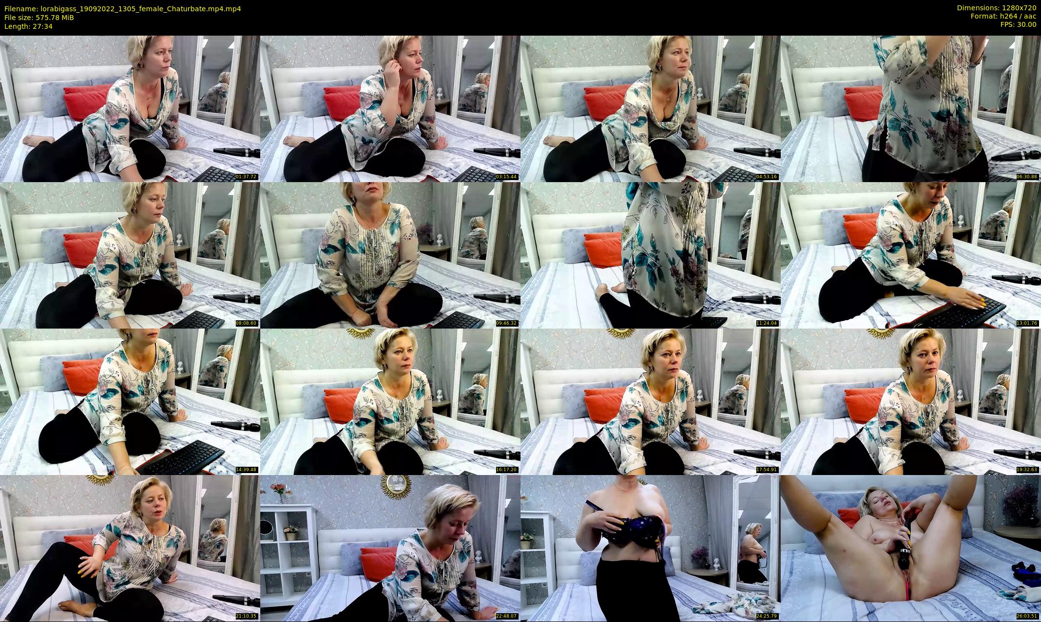 lorabigass — 28 minute Chaturbate female cam show recording, 720p, Sep 19, 2022