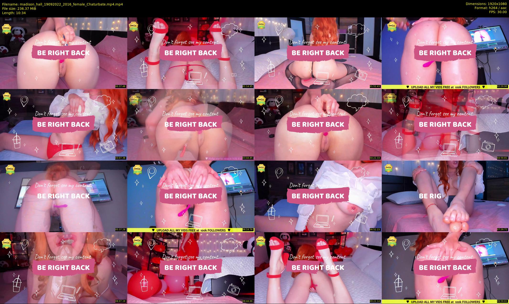 madison_hall — 11 minute Chaturbate female cam show recording, 1080p, Sep 19, 2022