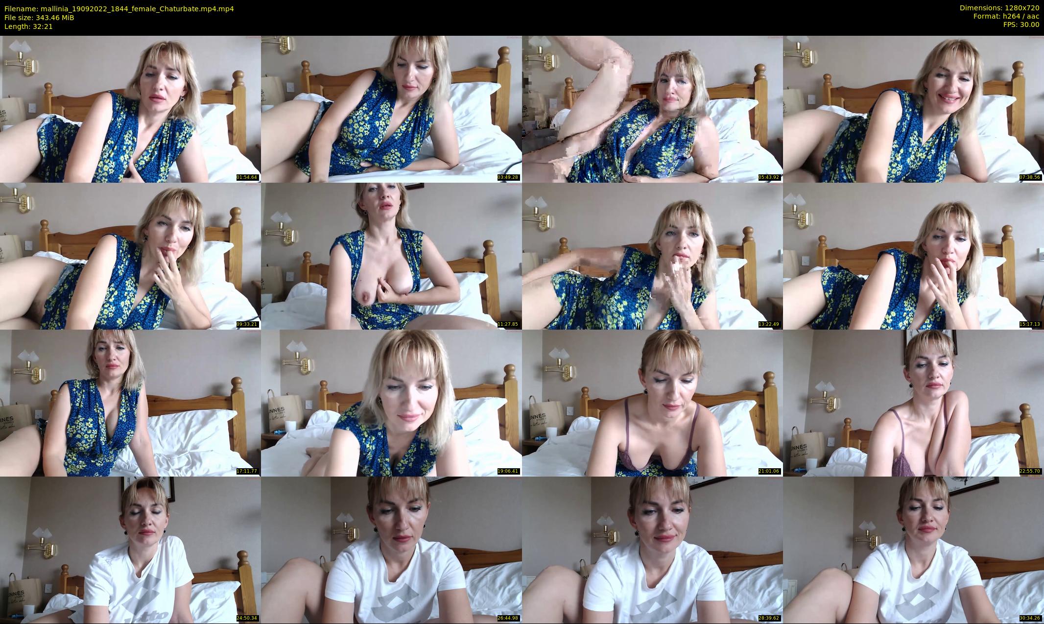 mallinia — 33 minute Chaturbate female cam show recording, 720p, Sep 19, 2022