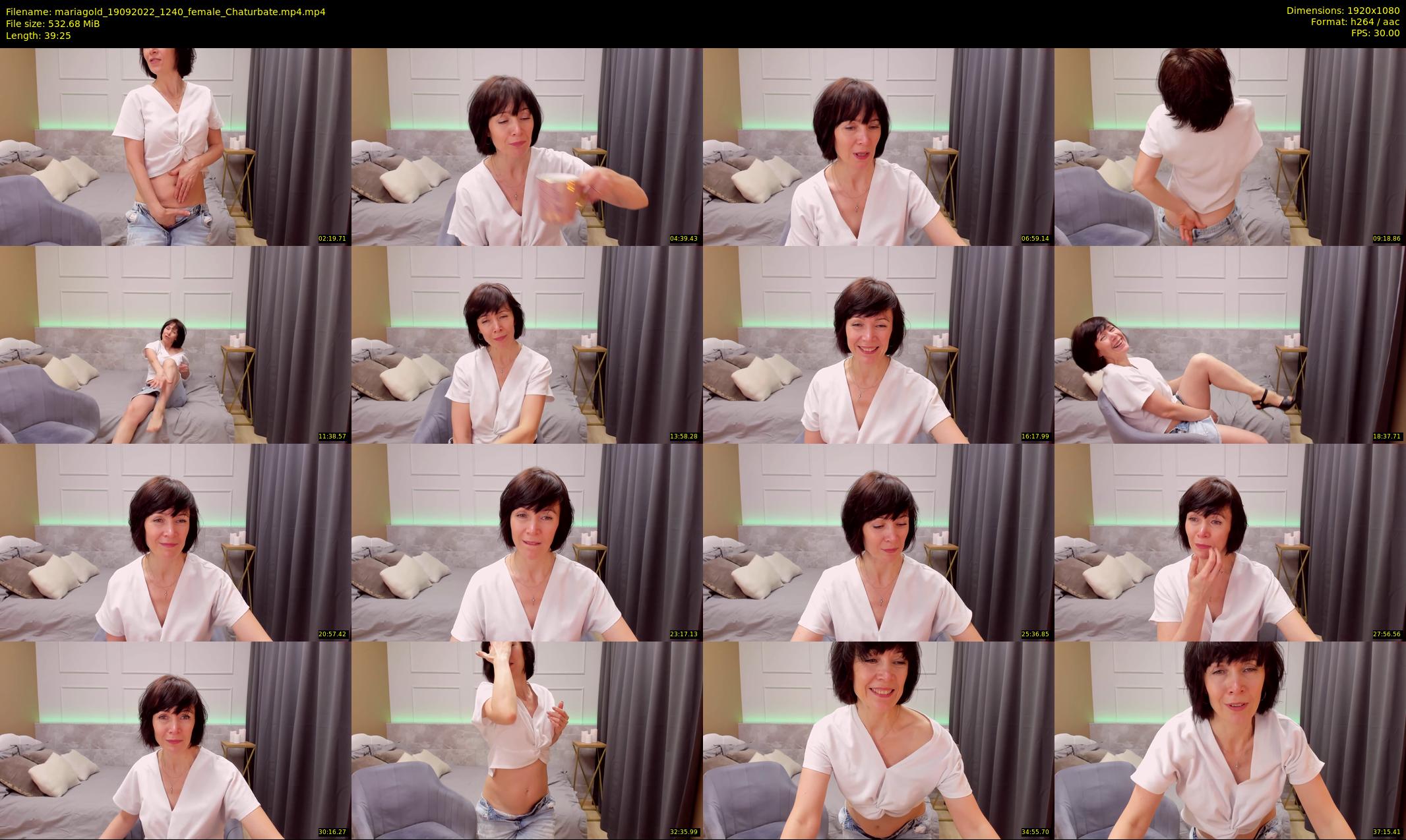 mariagold — 40 minute Chaturbate female cam show recording, 1080p, Sep 19, 2022