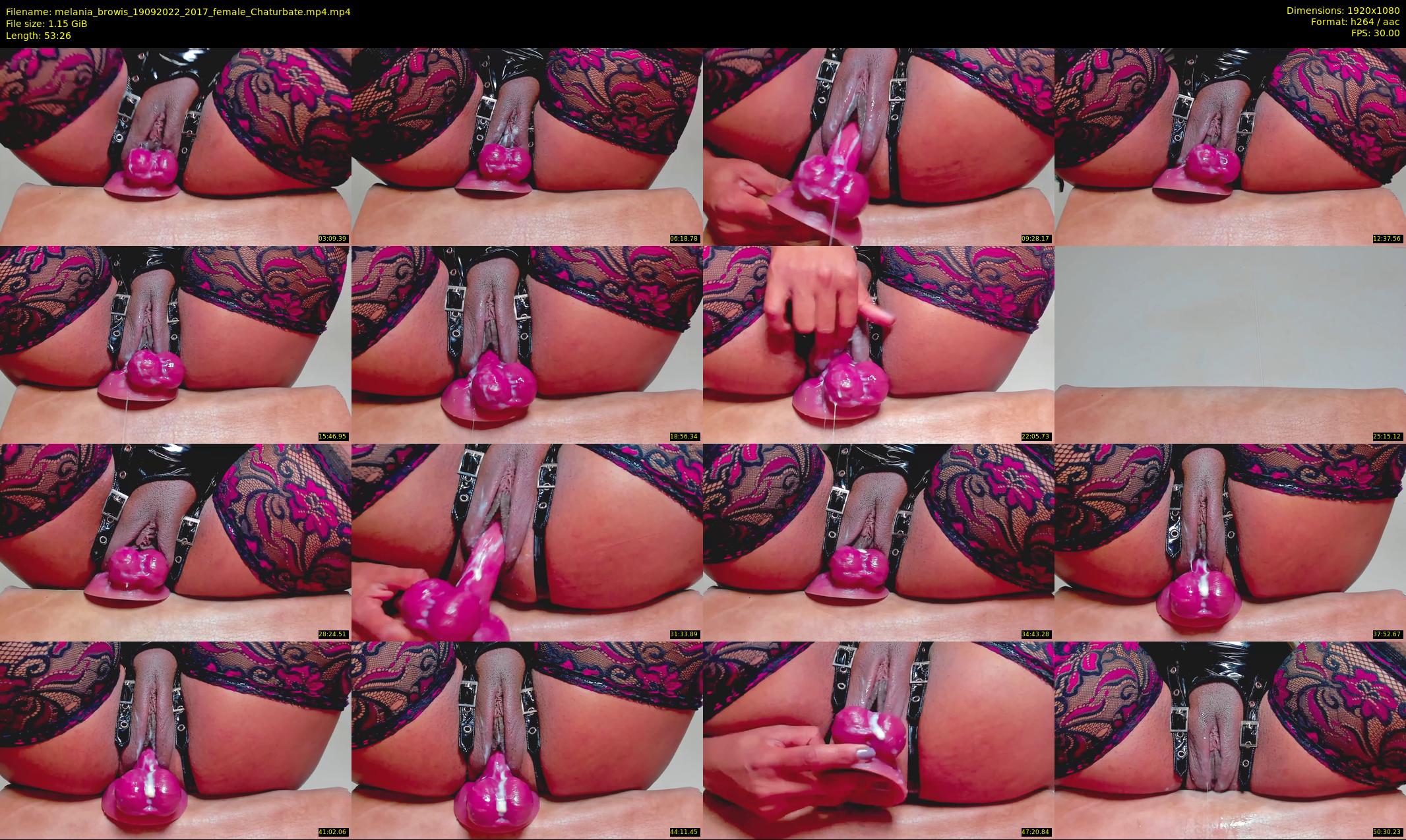 melania_browis — 54 minute Chaturbate female cam show recording, 1080p, Sep 19, 2022