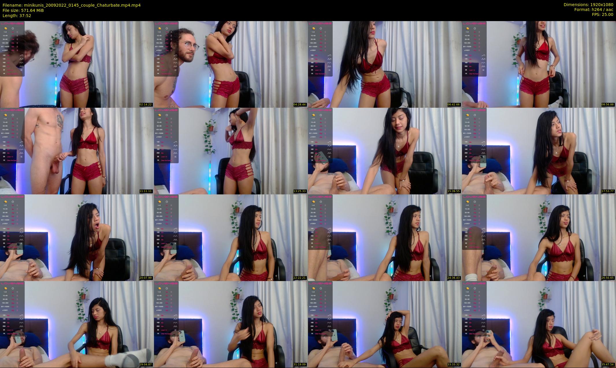 minikunis — 38 minute Chaturbate couple cam show recording, 1080p, Sep 20, 2022