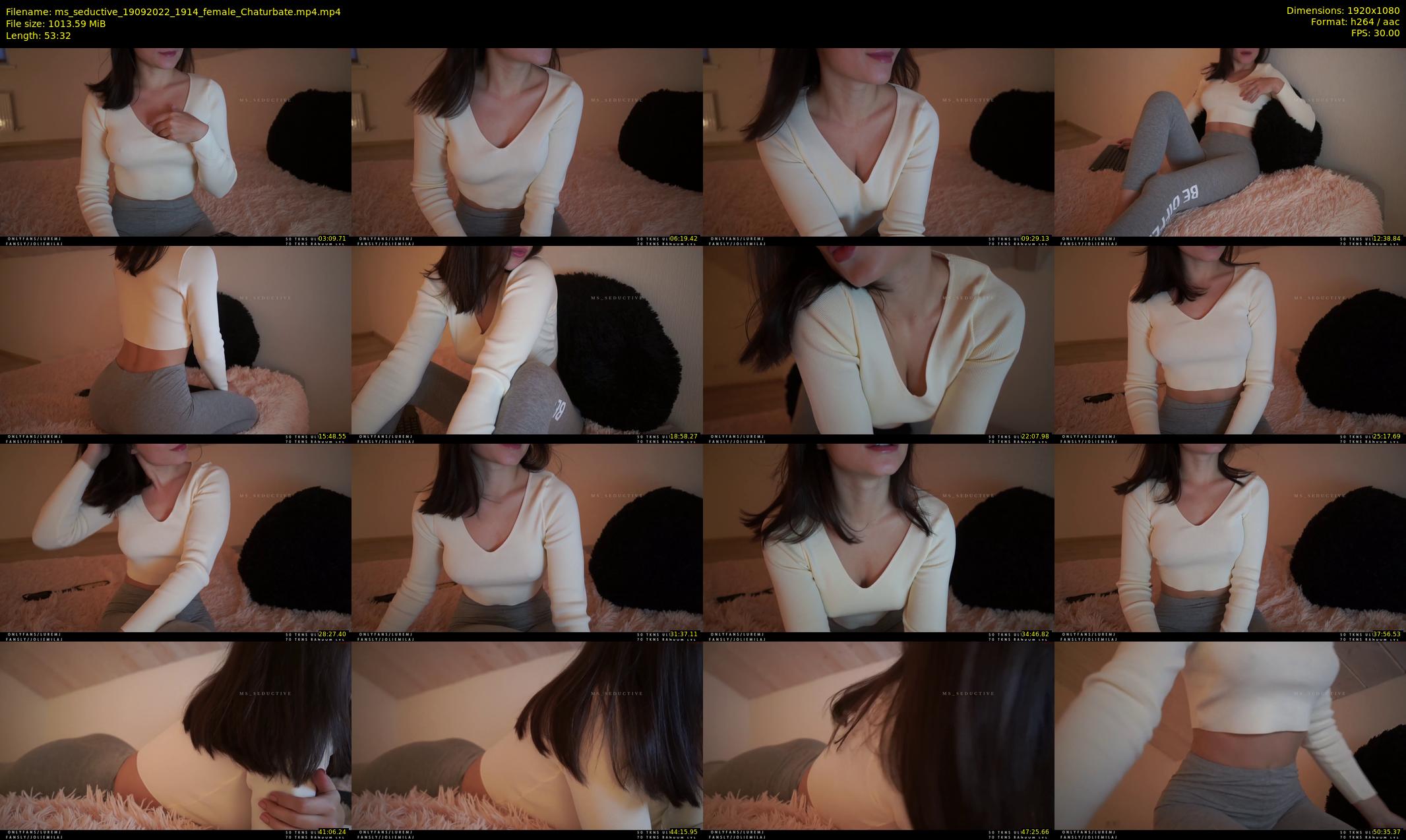 ms_seductive — 54 minute Chaturbate female cam show recording, 1080p, Sep 19, 2022