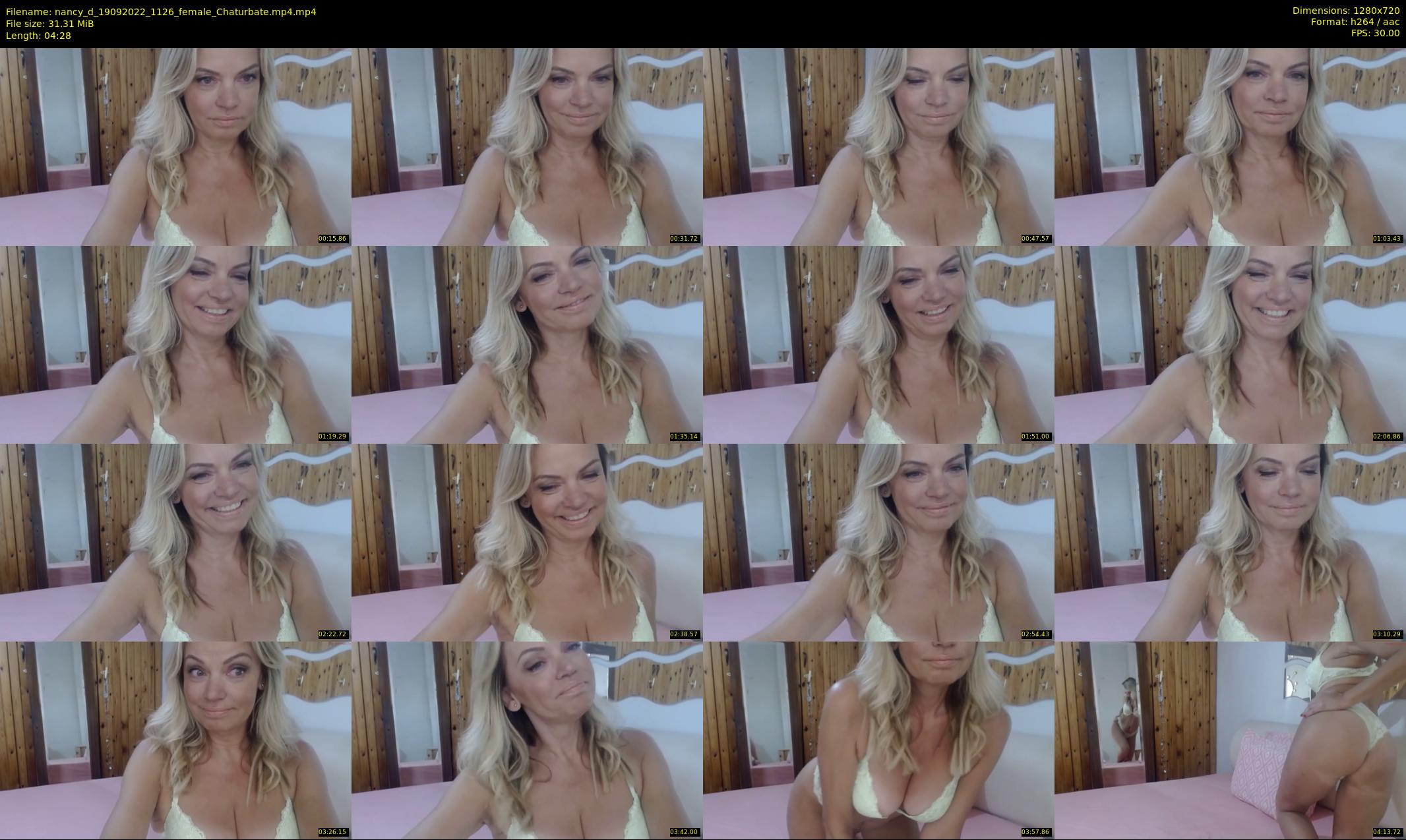 nancy_d — 5 minute Chaturbate female cam show recording, 720p, Sep 19, 2022