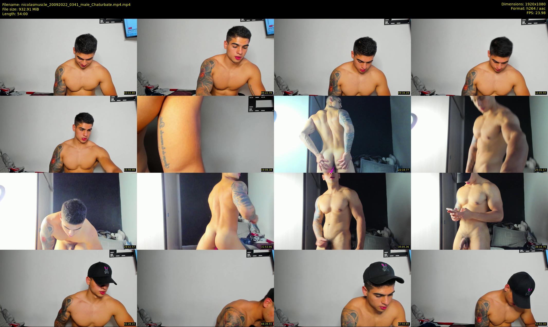 nicolasmuscle — 54 minute Chaturbate male cam show recording, 1080p, Sep 20, 2022