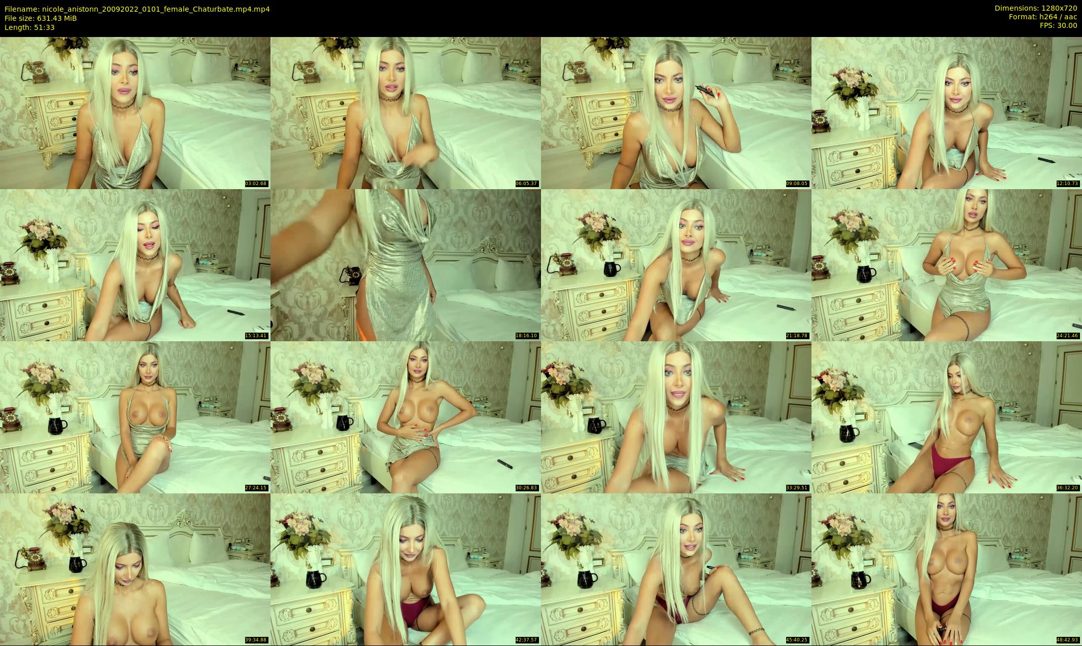 nicole_anistonn — 52 minute Chaturbate female cam show recording, 720p, Sep 20, 2022