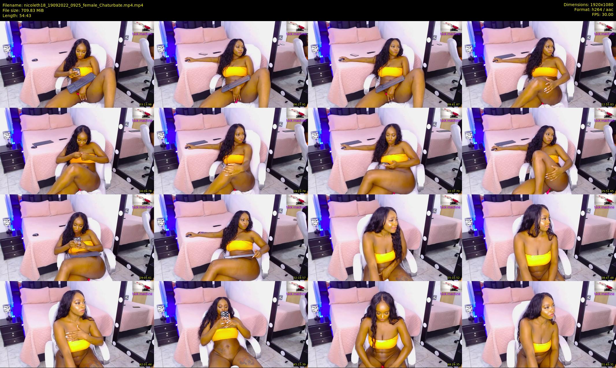 nicoleth18 — 55 minute Chaturbate female cam show recording, 1080p, Sep 19, 2022