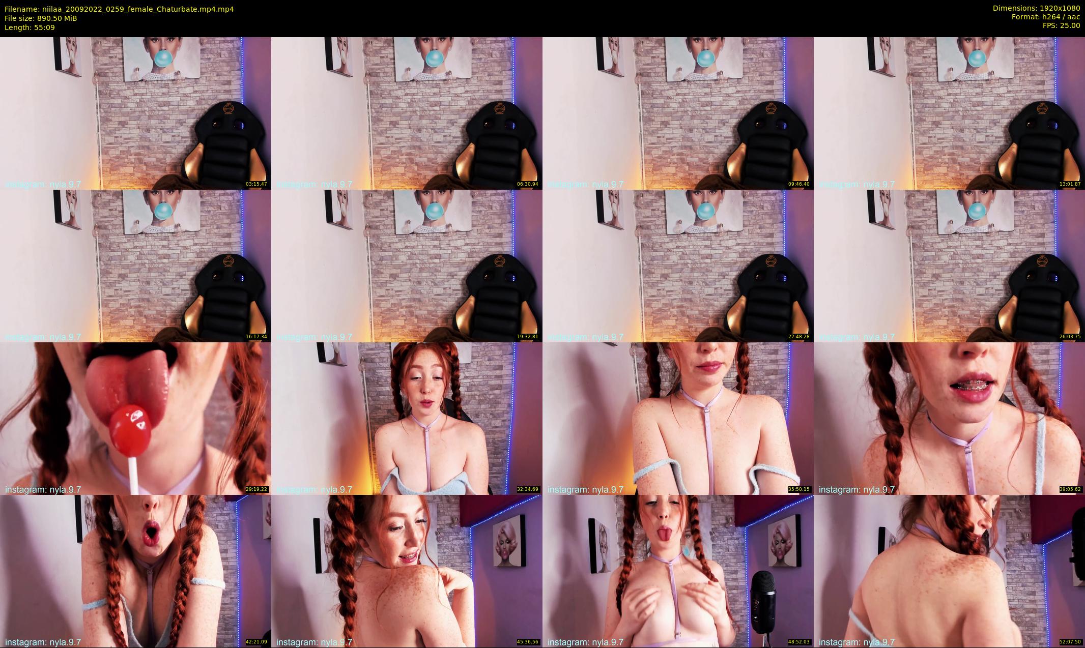 niilaa — 56 minute Chaturbate female cam show recording, 1080p, Sep 20, 2022