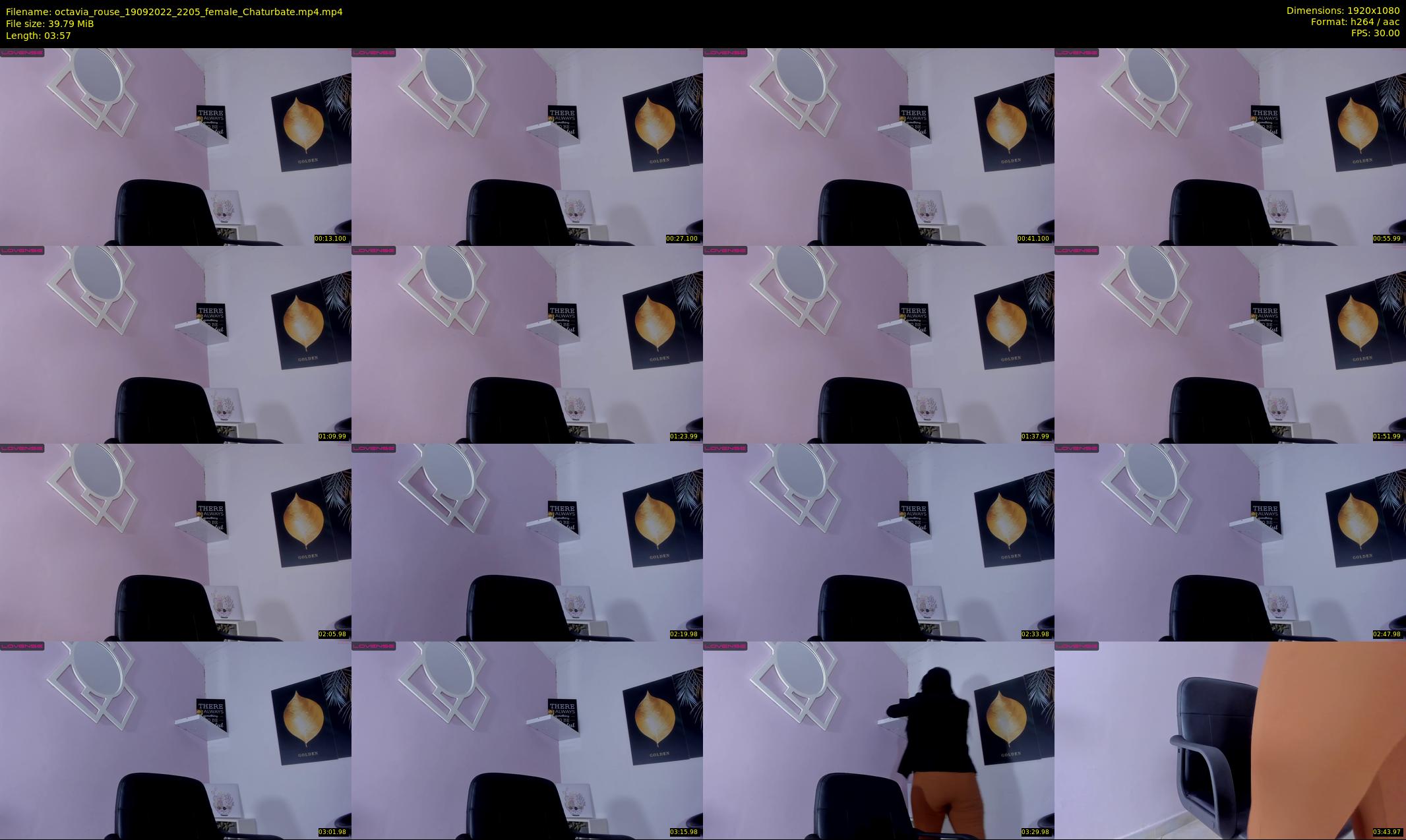 octavia_rouse — 4 minute Chaturbate female cam show recording, 1080p, Sep 19, 2022