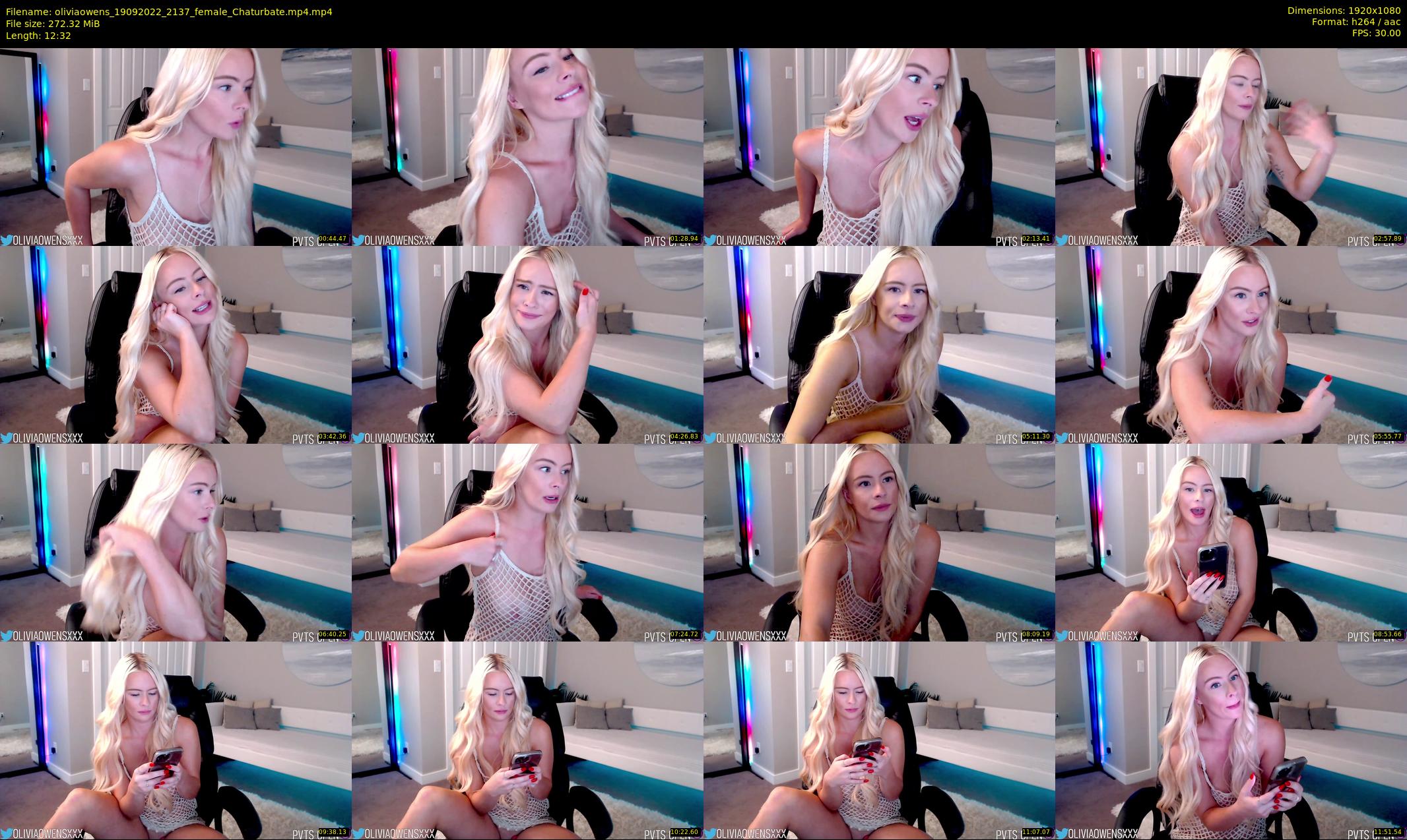 oliviaowens — 13 minute Chaturbate female cam show recording, 1080p, Sep 19, 2022
