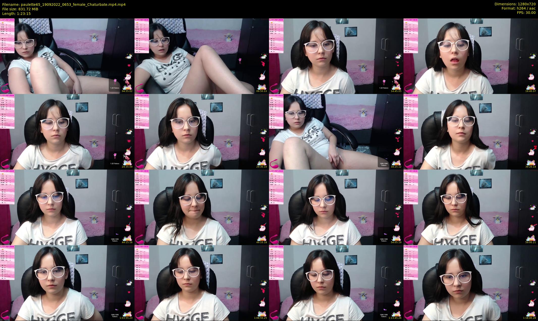 paulette65 — 84 minute Chaturbate female cam show recording, 720p, Sep 19, 2022