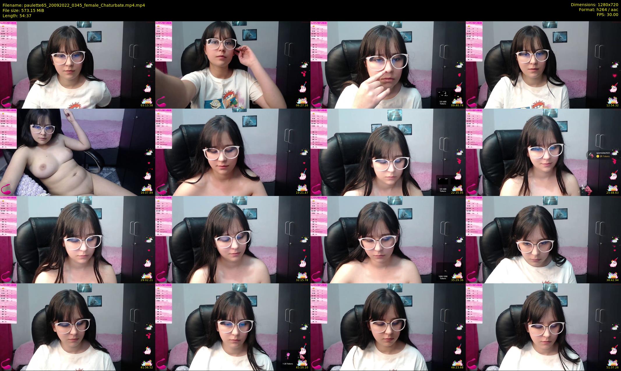 paulette65 — 55 minute Chaturbate female cam show recording, 720p, Sep 20, 2022