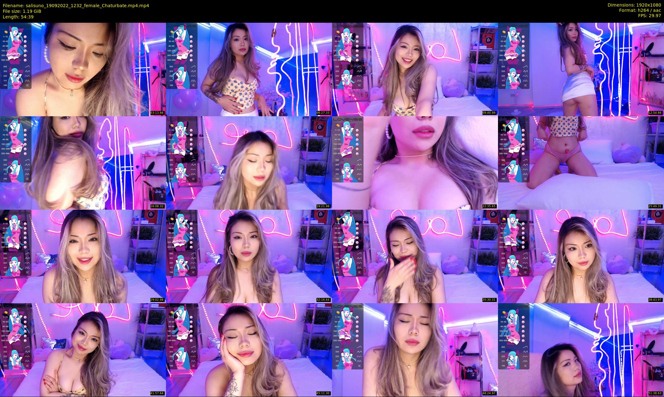 salisuno — 55 minute Chaturbate female cam show recording, 1080p, Sep 19, 2022