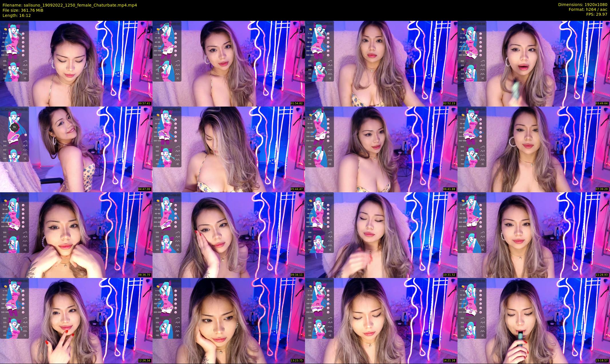 salisuno — 17 minute Chaturbate female cam show recording, 1080p, Sep 19, 2022