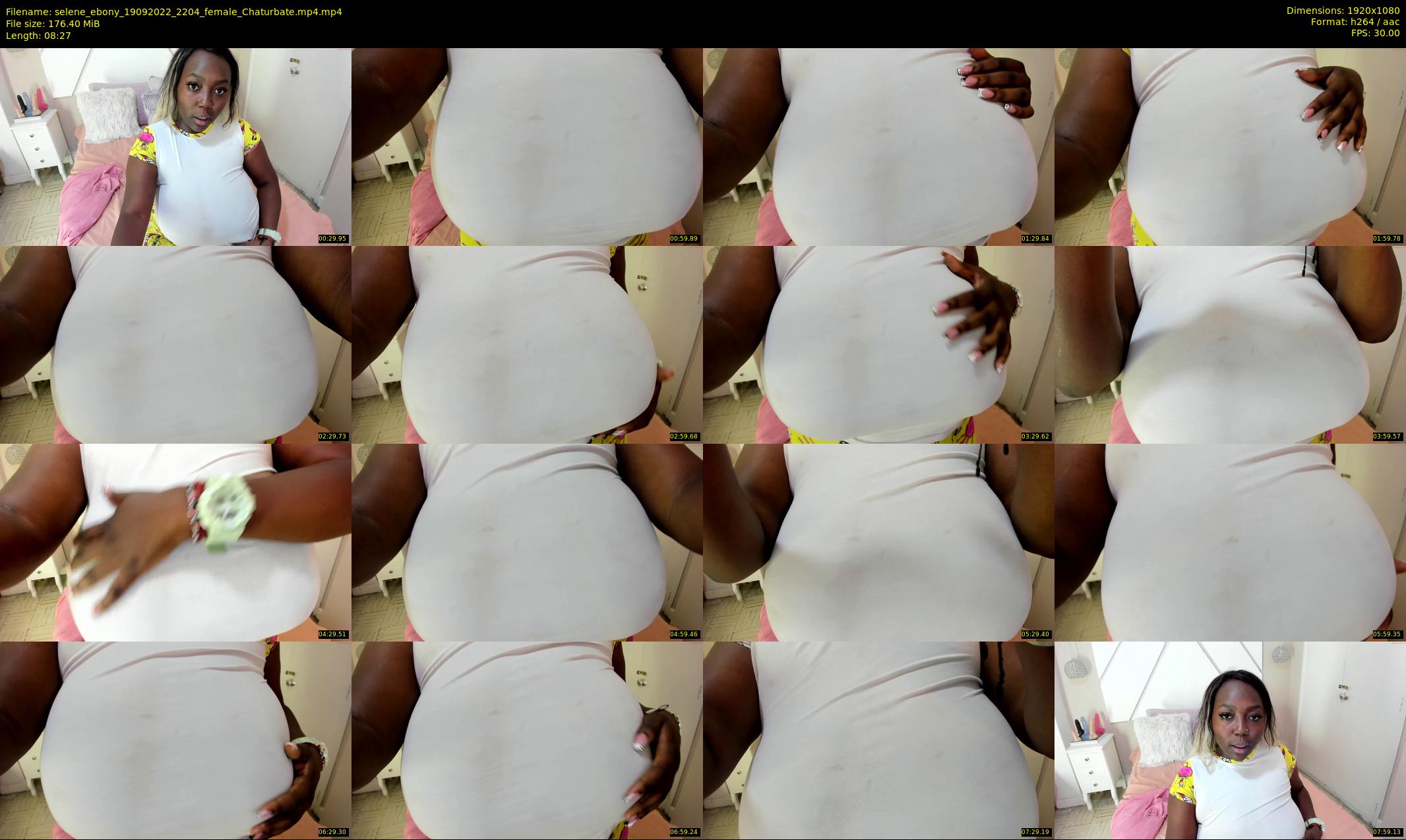 selene_ebony — 9 minute Chaturbate female cam show recording, 1080p, Sep 19, 2022