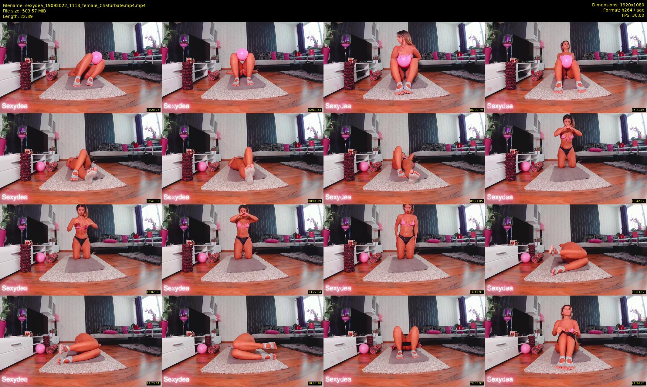 sexydea — 23 minute Chaturbate female cam show recording, 1080p, Sep 19, 2022