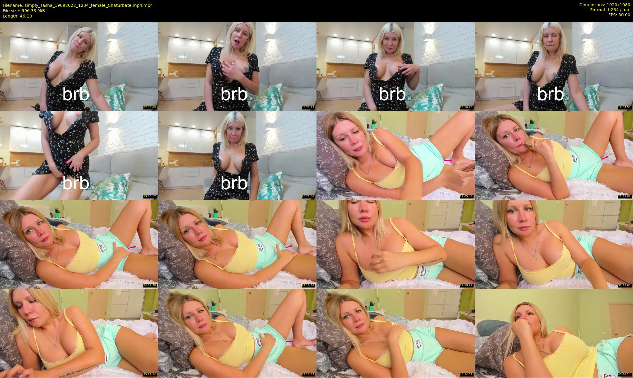 simply_sasha — 47 minute Chaturbate female cam show recording, 1080p, Sep 19, 2022