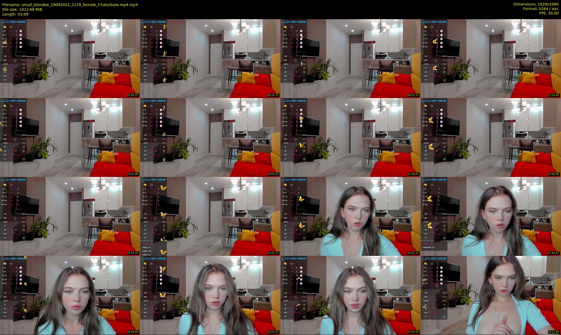 small_blondee — 54 minute Chaturbate female cam show recording, 1080p, Sep 19, 2022