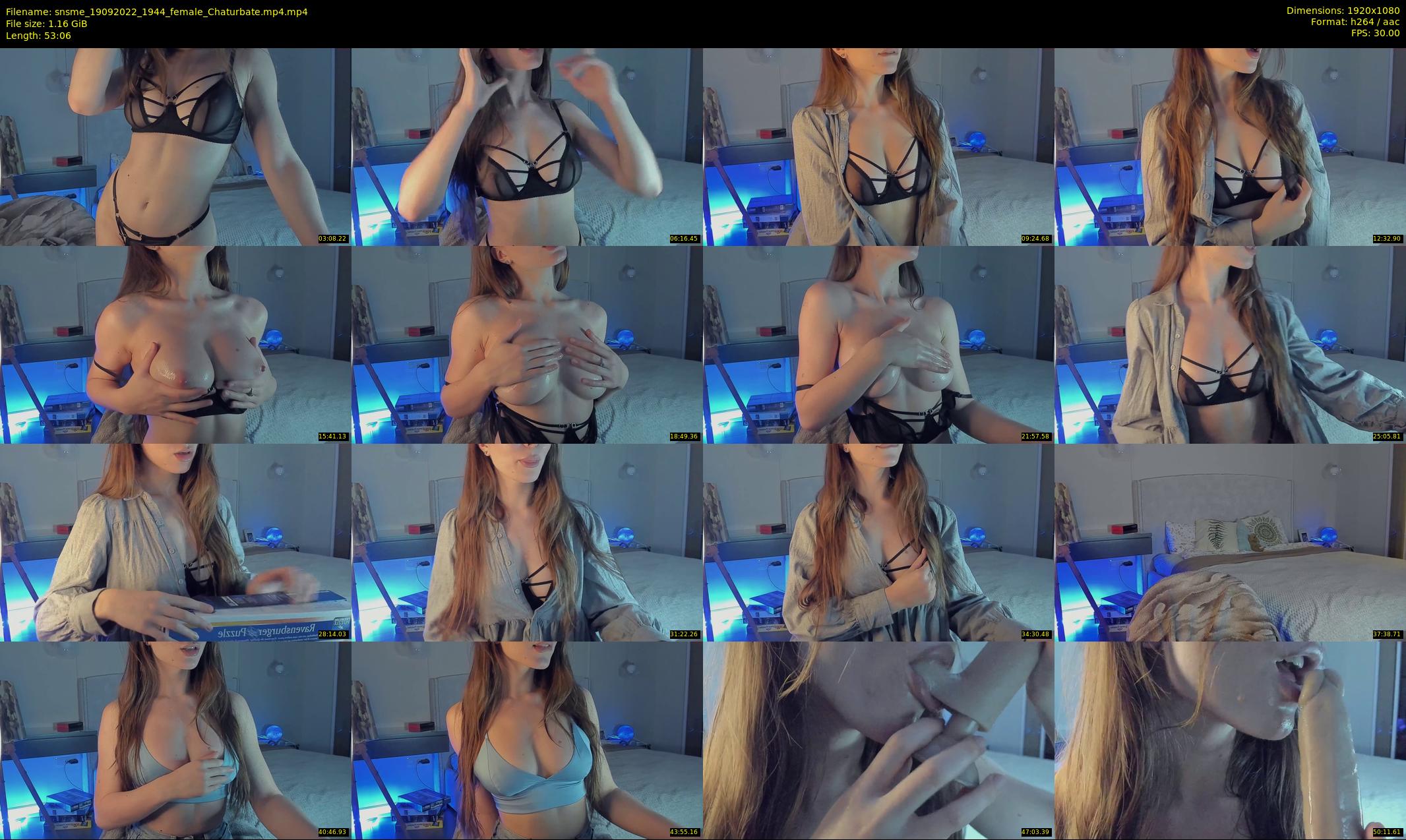 snsme — 54 minute Chaturbate female cam show recording, 1080p, Sep 19, 2022