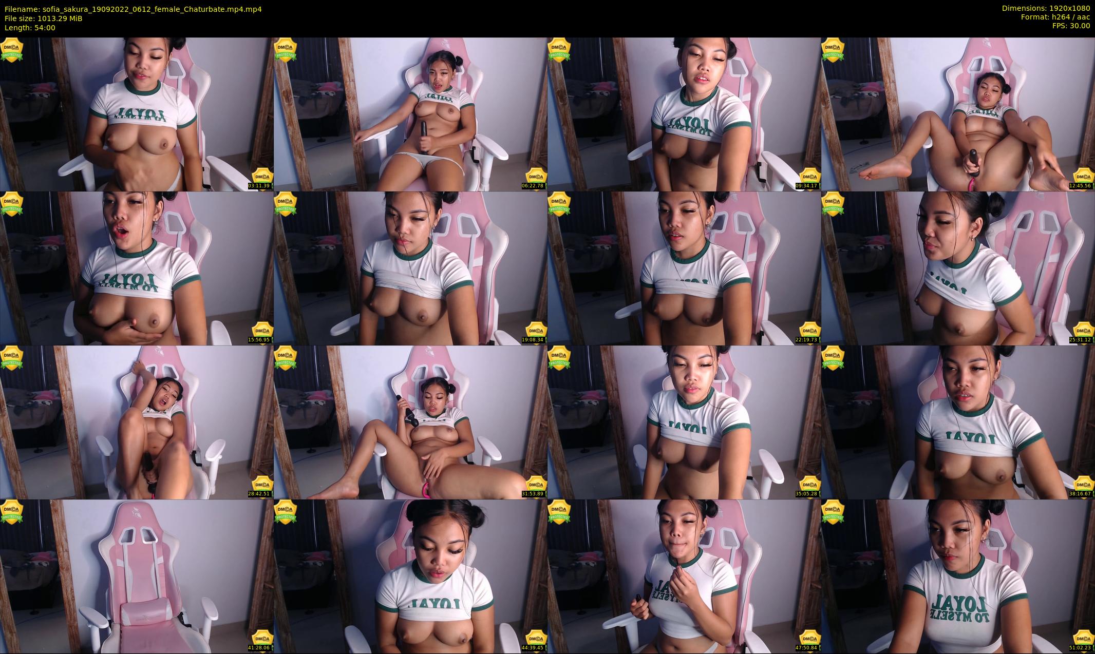 sofia_sakura — 54 minute Chaturbate female cam show recording, 1080p, Sep 19, 2022