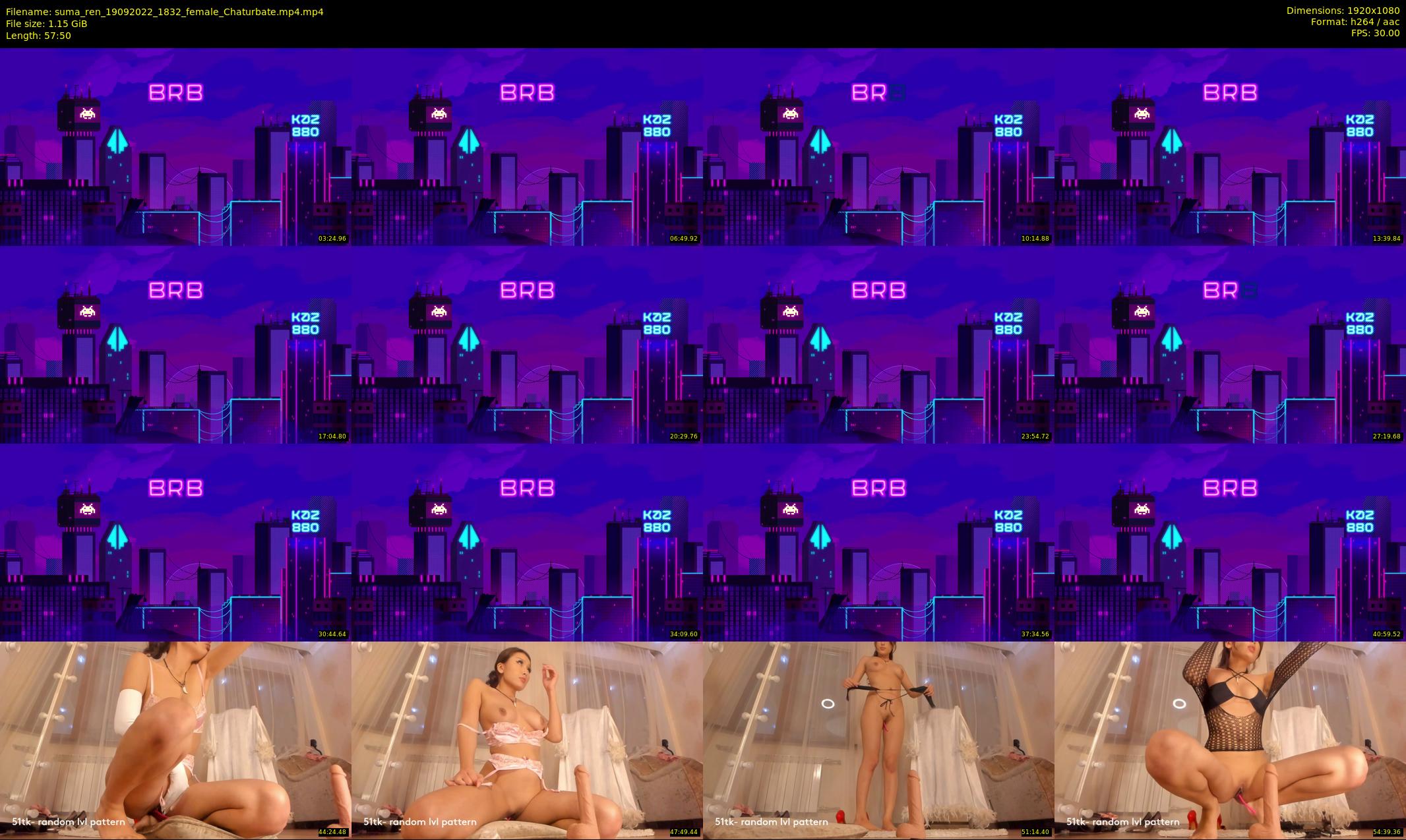 suma_ren — 58 minute Chaturbate female cam show recording, 1080p, Sep 19, 2022