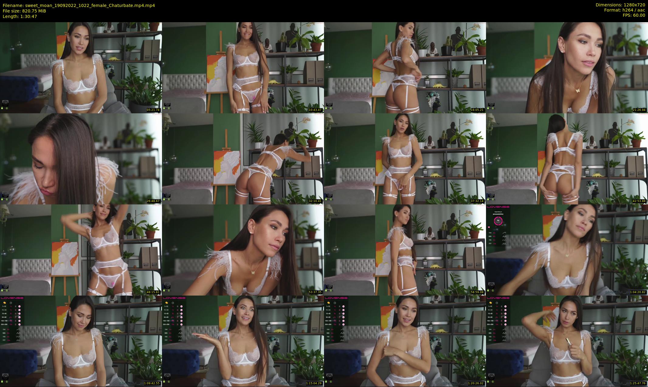 sweet_moan — 91 minute Chaturbate female cam show recording, 720p, Sep 19, 2022