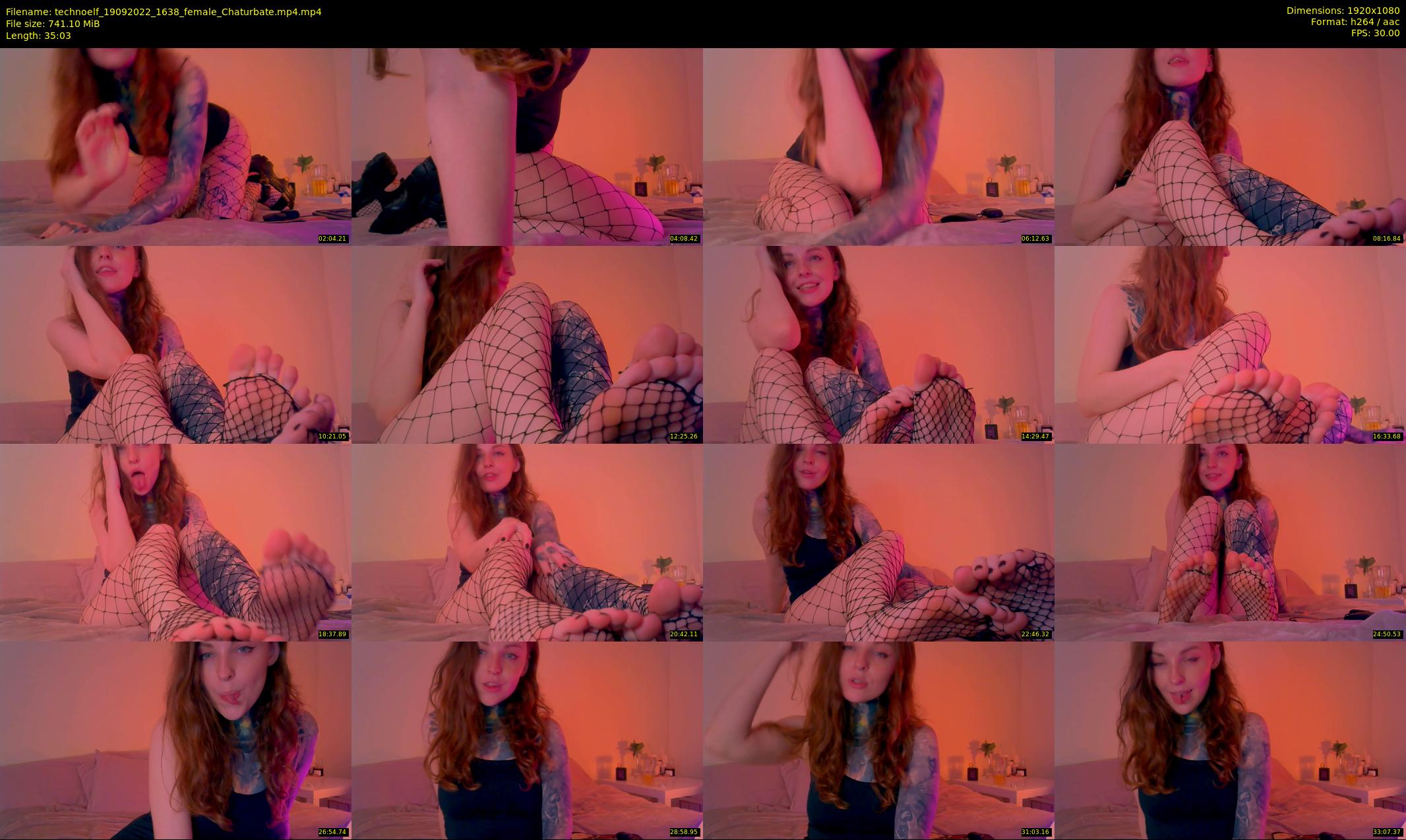 technoelf — 36 minute Chaturbate female cam show recording, 1080p, Sep 19, 2022