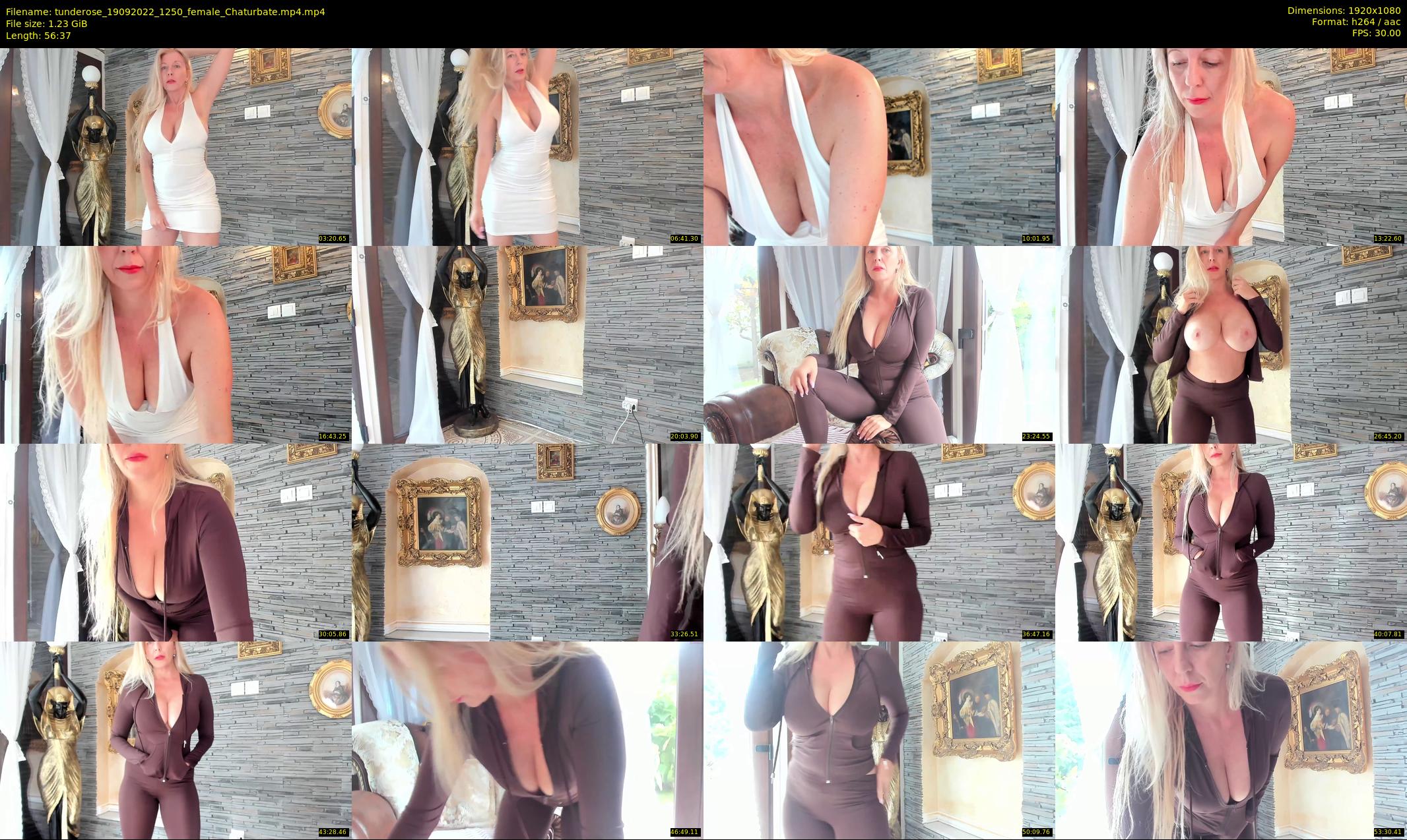 tunderose — 57 minute Chaturbate female cam show recording, 1080p, Sep 19, 2022