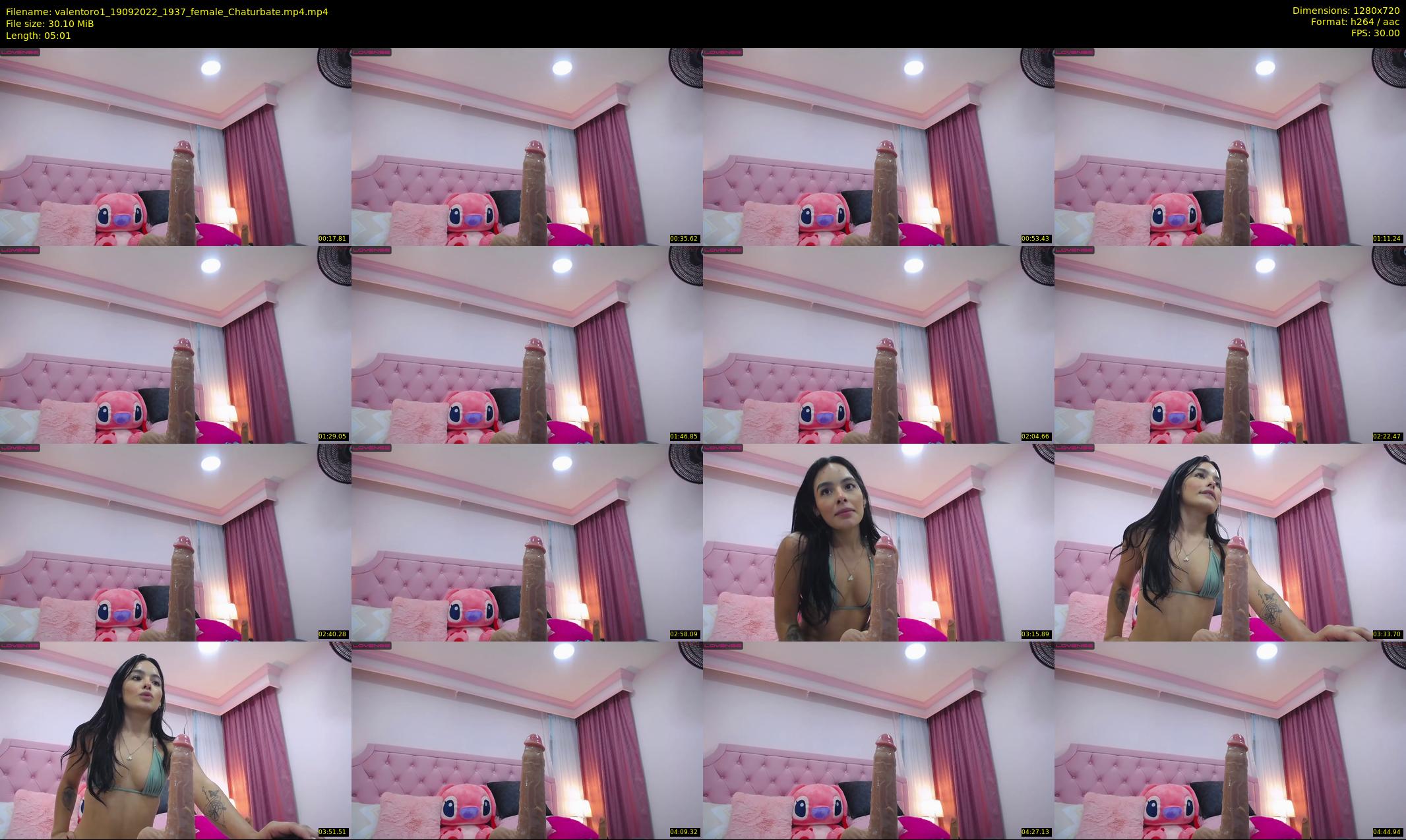 valentoro1 — 6 minute Chaturbate female cam show recording, 720p, Sep 19, 2022