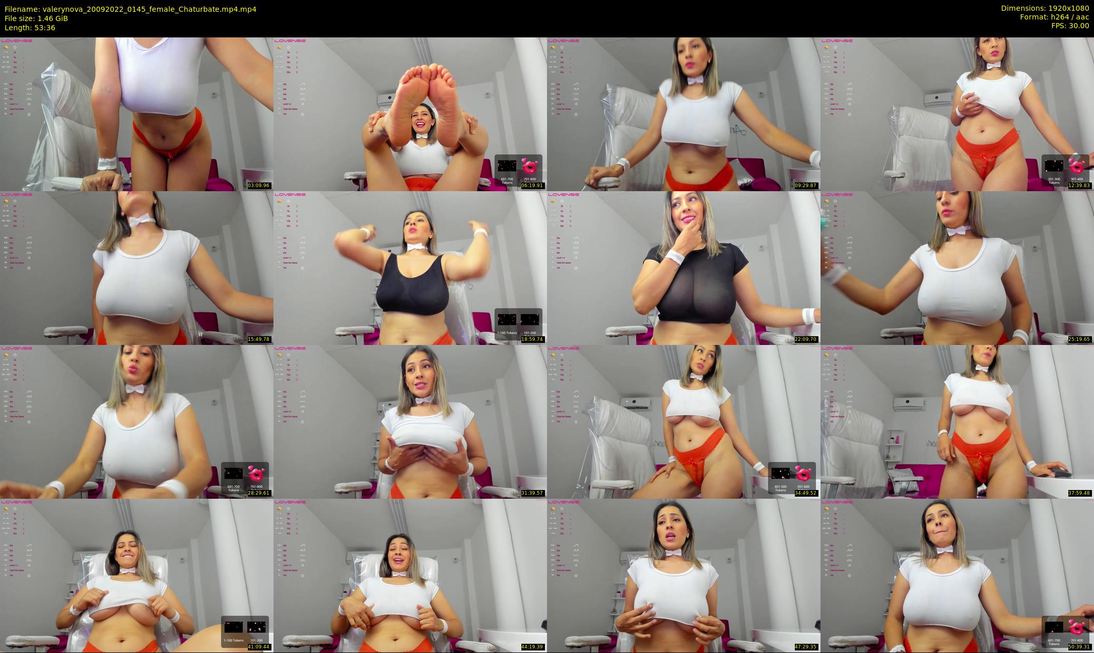 valerynova — 54 minute Chaturbate female cam show recording, 1080p, Sep 20, 2022