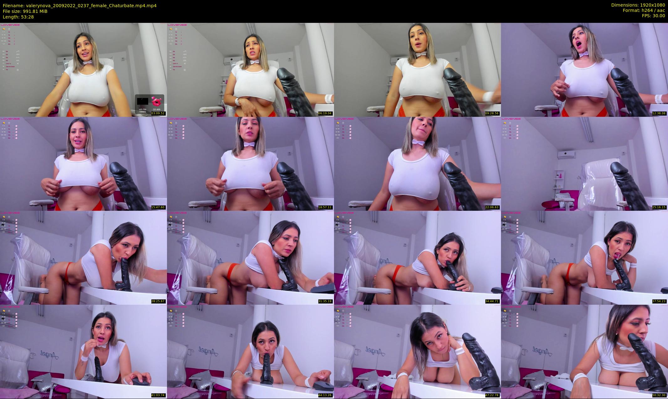 valerynova — 54 minute Chaturbate female cam show recording, 1080p, Sep 20, 2022