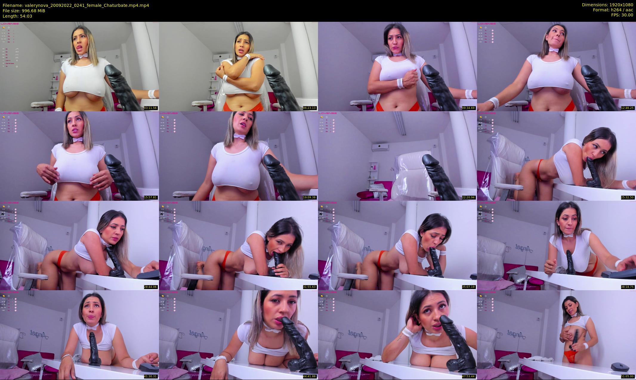 valerynova — 55 minute Chaturbate female cam show recording, 1080p, Sep 20, 2022
