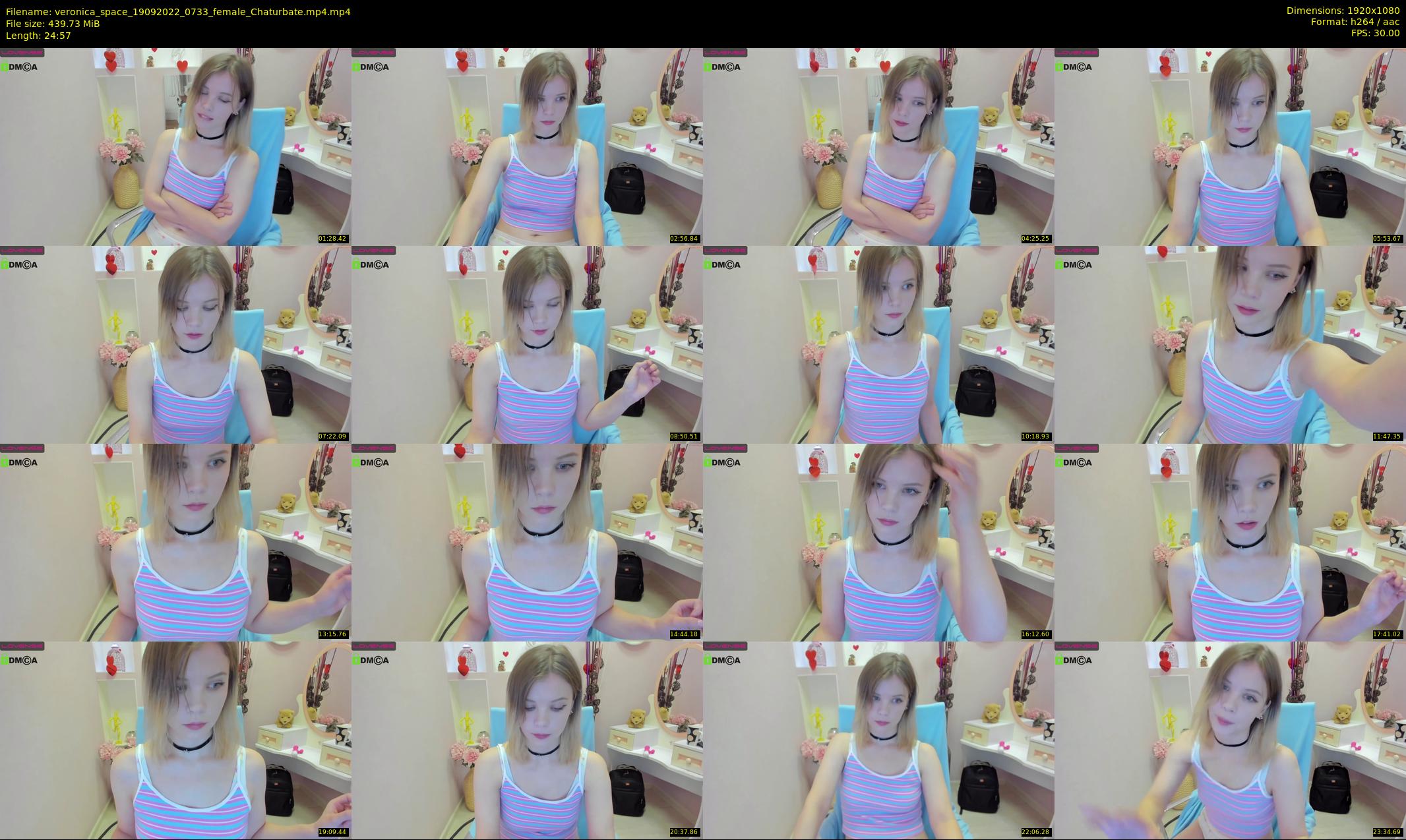 veronica_space — 25 minute Chaturbate female cam show recording, 1080p, Sep 19, 2022