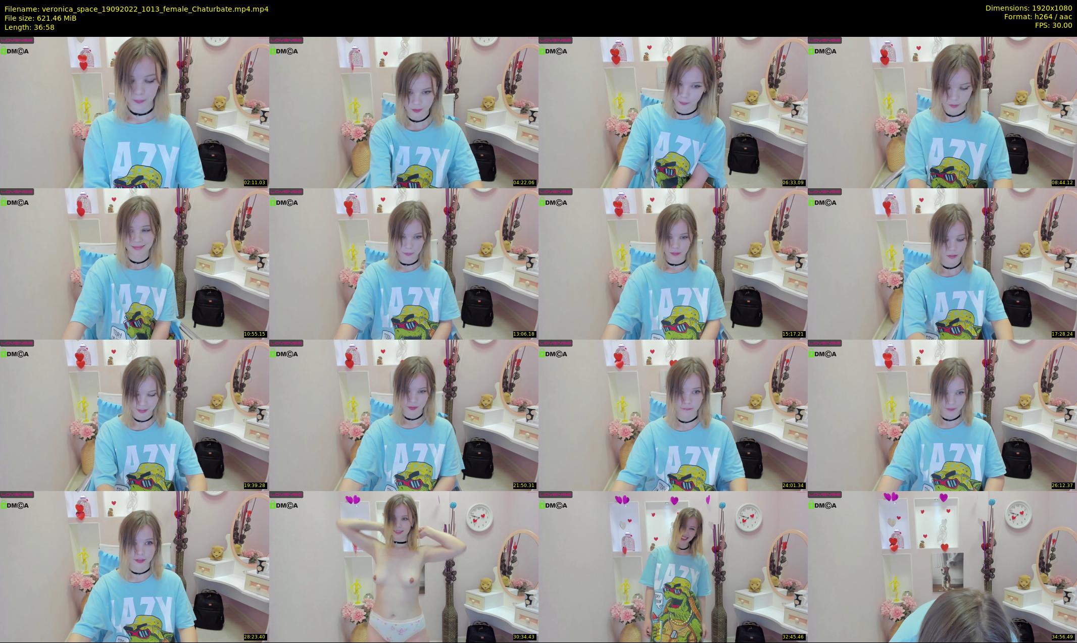 veronica_space — 37 minute Chaturbate female cam show recording, 1080p, Sep 19, 2022