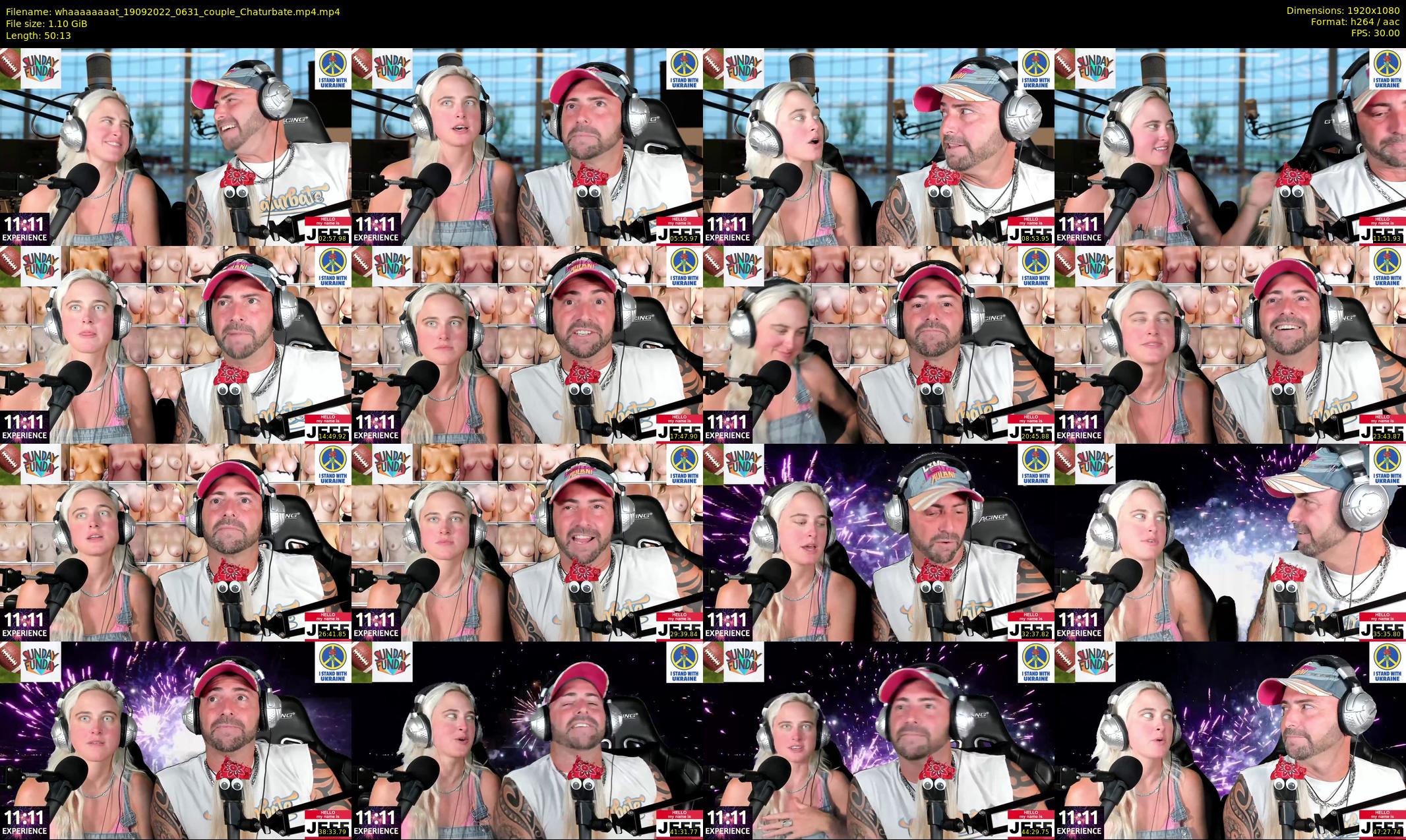 whaaaaaaaat — 51 minute Chaturbate couple cam show recording, 1080p, Sep 19, 2022
