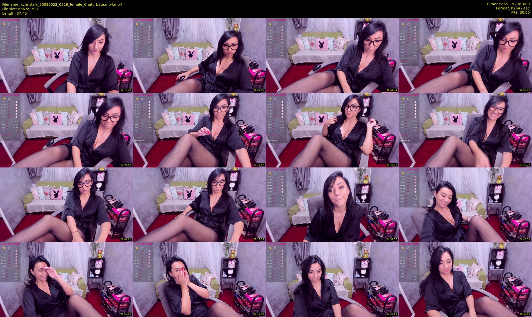 xchristalx — 38 minute Chaturbate female cam show recording, 1080p, Sep 20, 2022