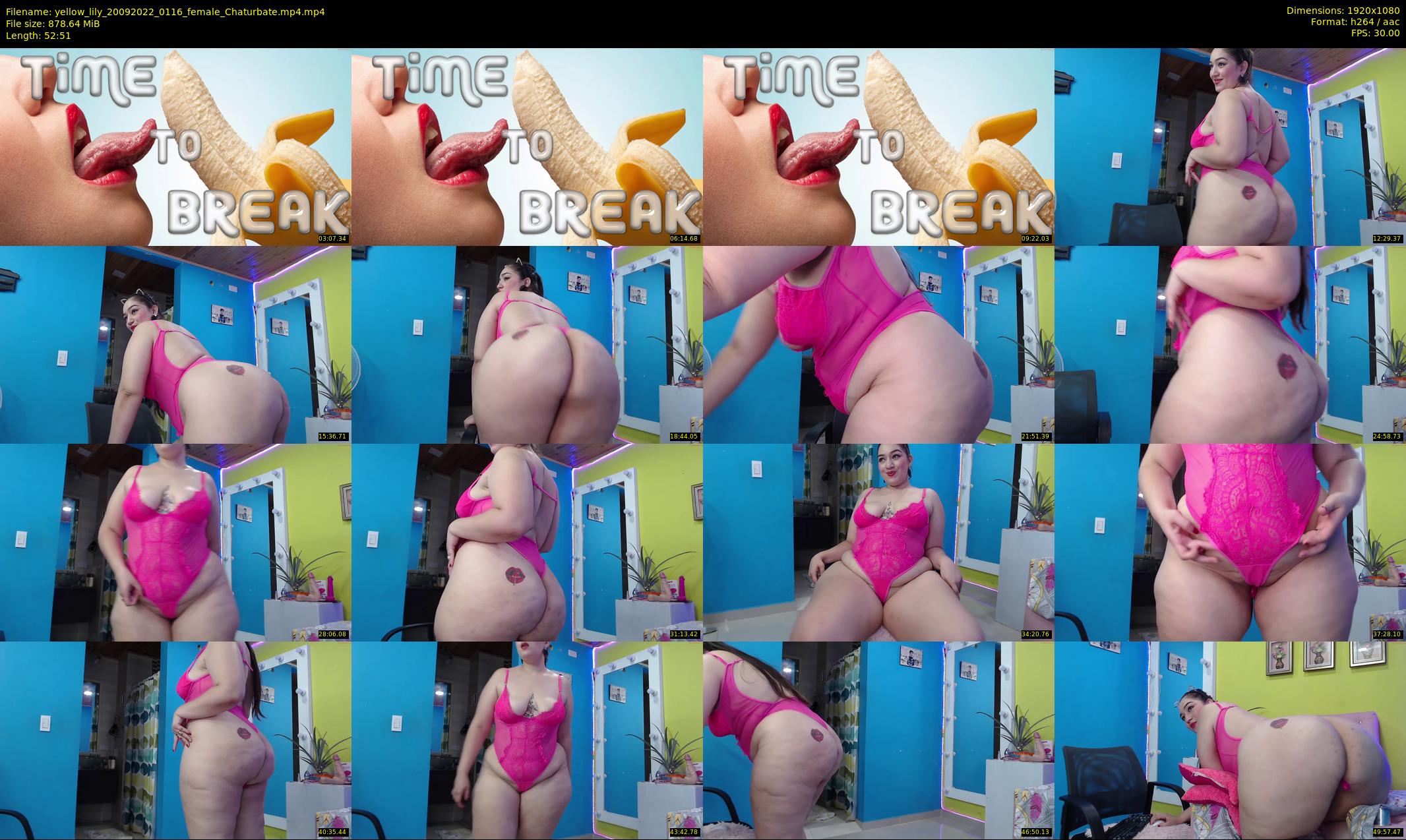 yellow_lily — 53 minute Chaturbate female cam show recording, 1080p, Sep 20, 2022