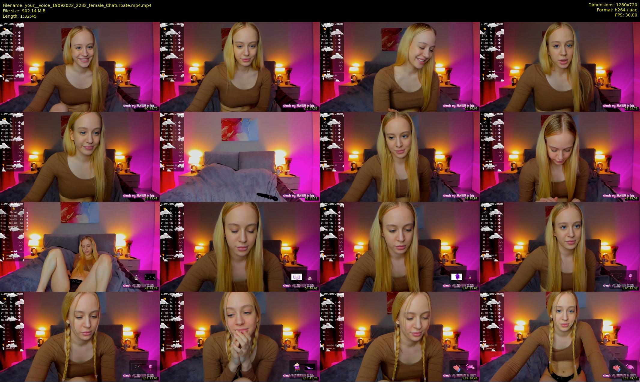 your__voice — 93 minute Chaturbate female cam show recording, 720p, Sep 19, 2022