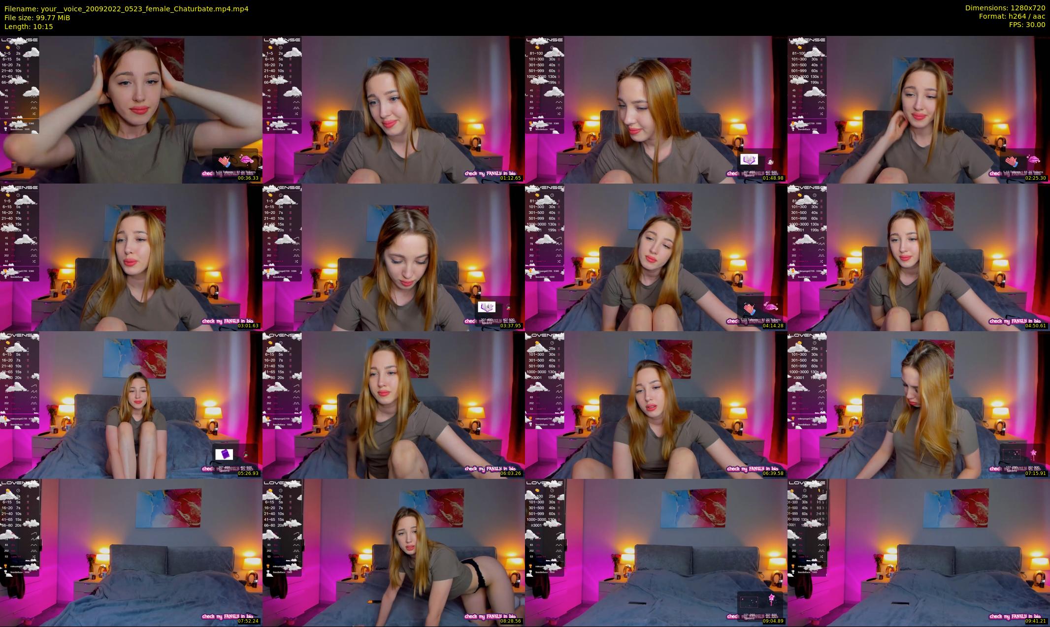 your__voice — 11 minute Chaturbate female cam show recording, 720p, Sep 20, 2022