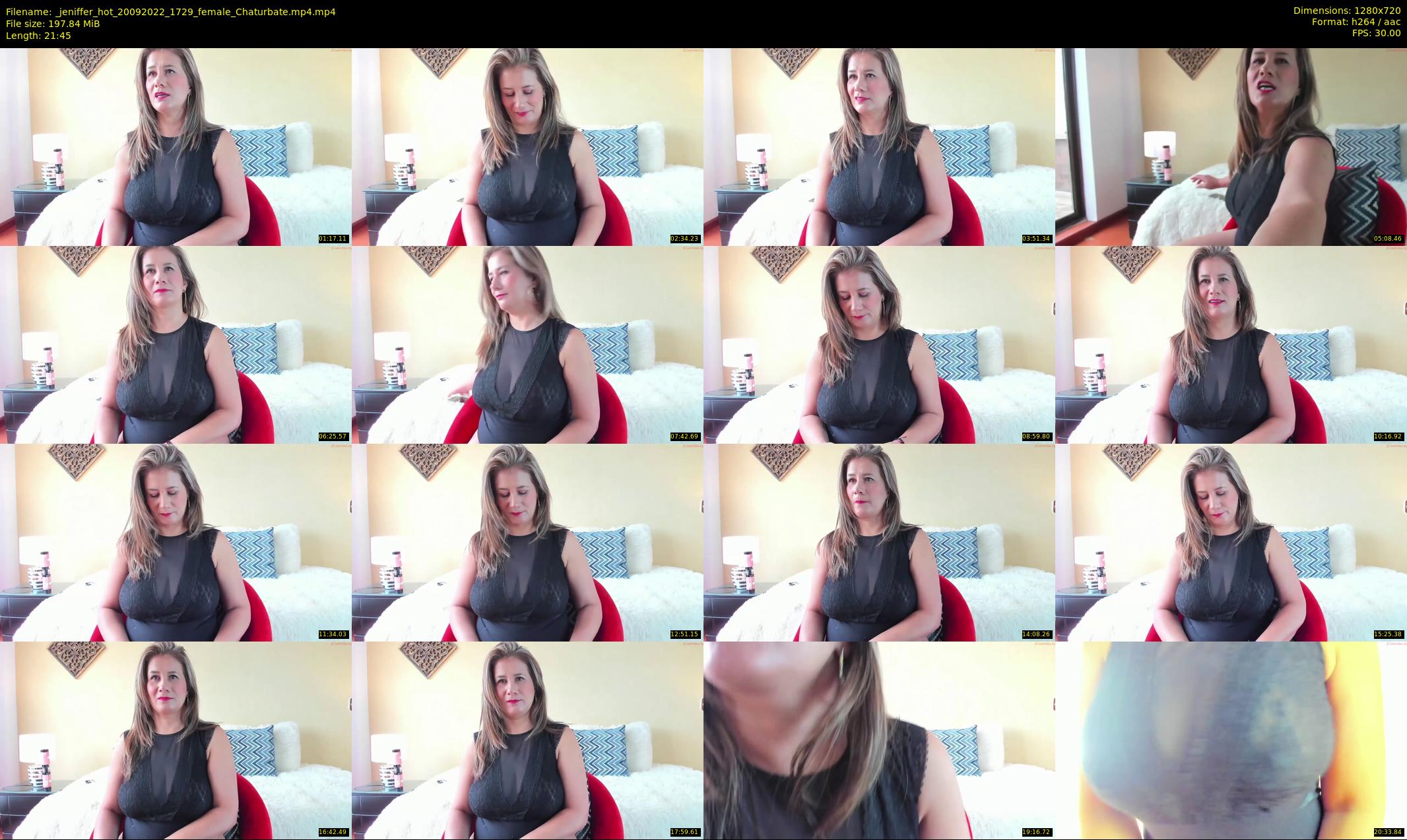 _jeniffer_hot — 22 minute Chaturbate female cam show recording, 720p, Sep 20, 2022