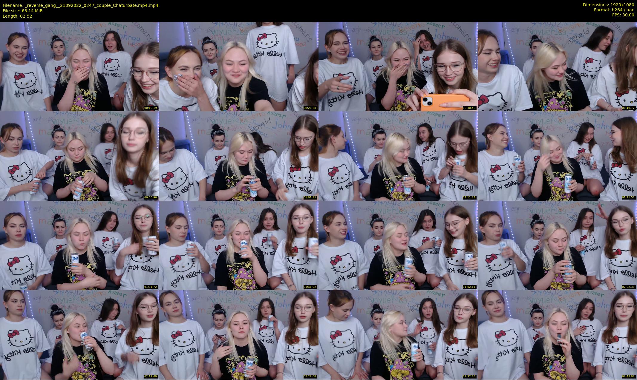 _reverse_gang_ — 3 minute Chaturbate couple cam show recording, 1080p, Sep 21, 2022