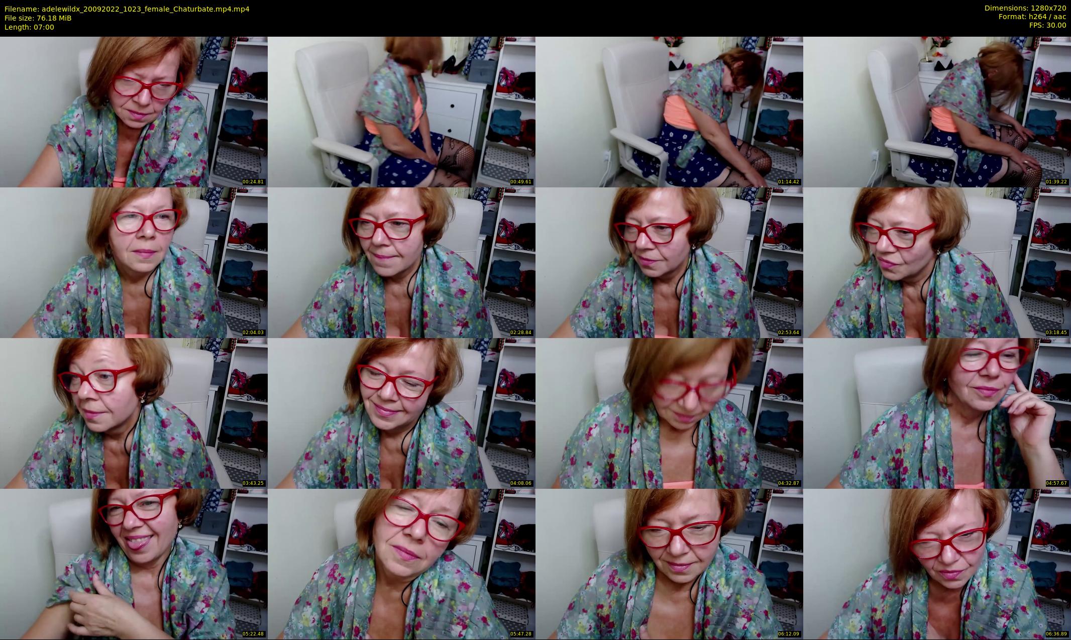 adelewildx — 7 minute Chaturbate female cam show recording, 720p, Sep 20, 2022