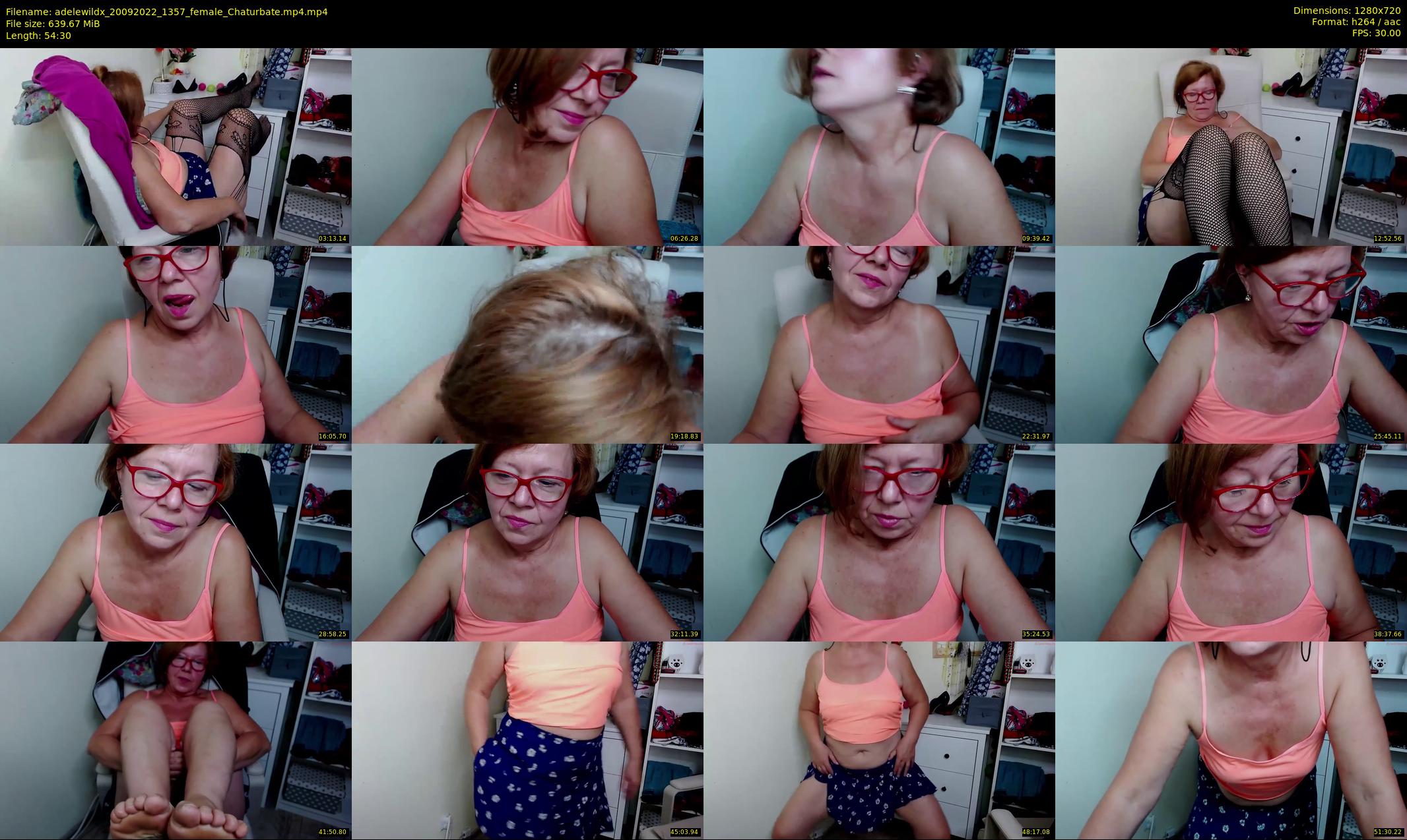 adelewildx — 55 minute Chaturbate female cam show recording, 720p, Sep 20, 2022