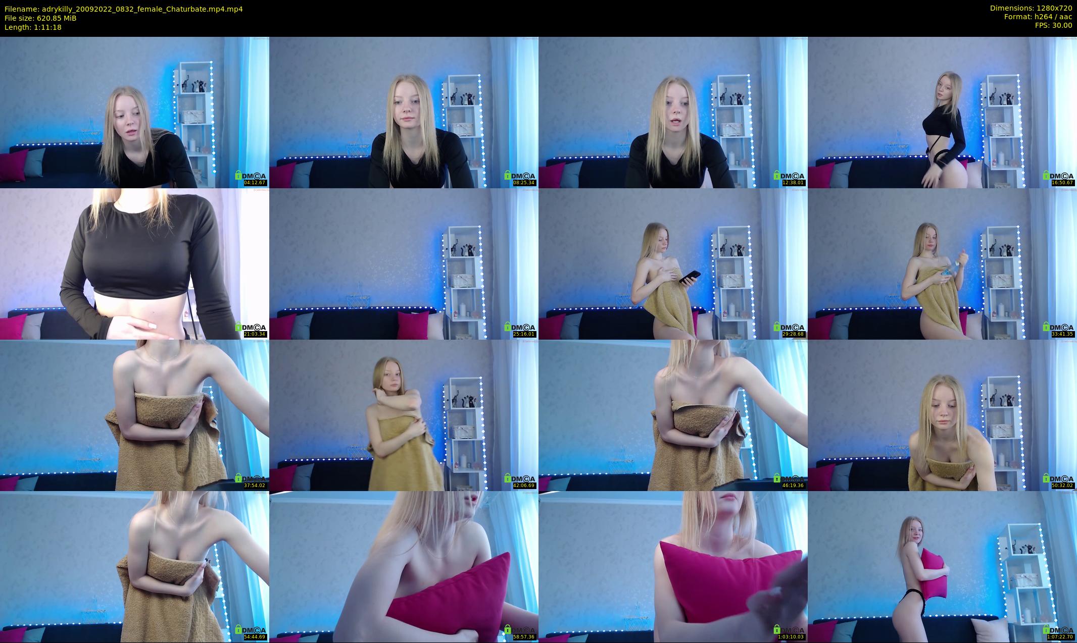adrykilly — 72 minute Chaturbate female cam show recording, 720p, Sep 20, 2022