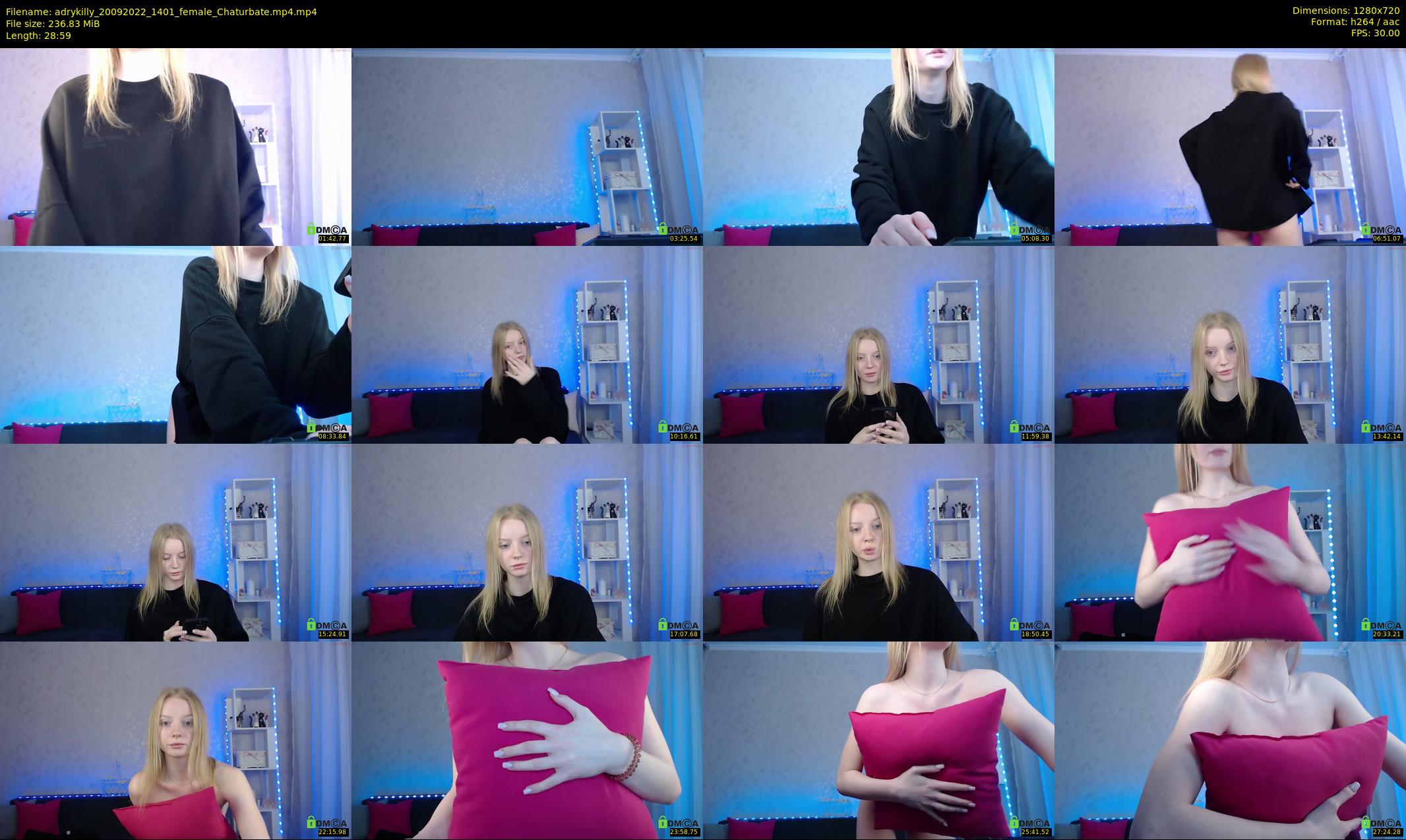 adrykilly — 29 minute Chaturbate female cam show recording, 720p, Sep 20, 2022
