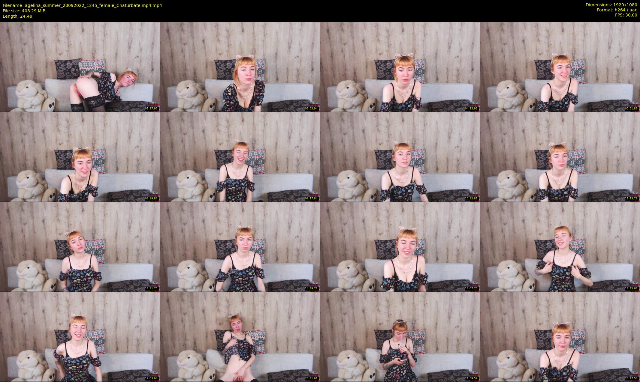 agelina_summer — 25 minute Chaturbate female cam show recording, 1080p, Sep 20, 2022
