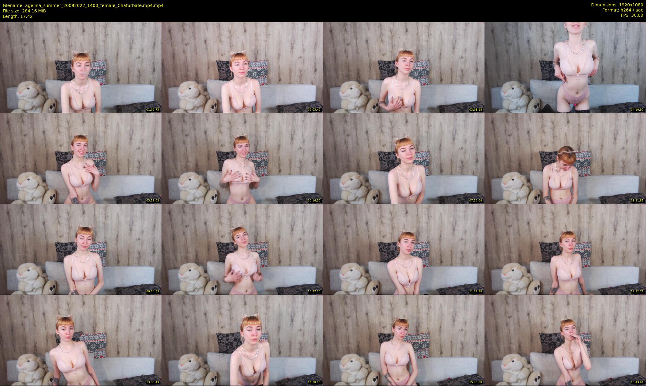 agelina_summer — 18 minute Chaturbate female cam show recording, 1080p, Sep 20, 2022