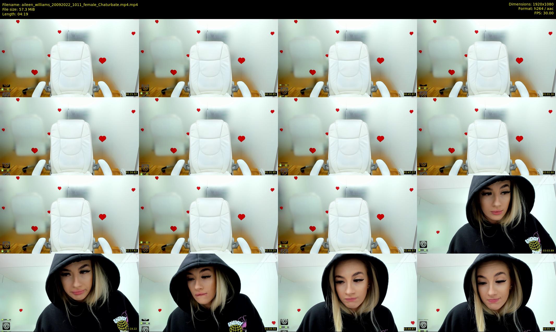 aileen_williams — 5 minute Chaturbate female cam show recording, 1080p, Sep 20, 2022