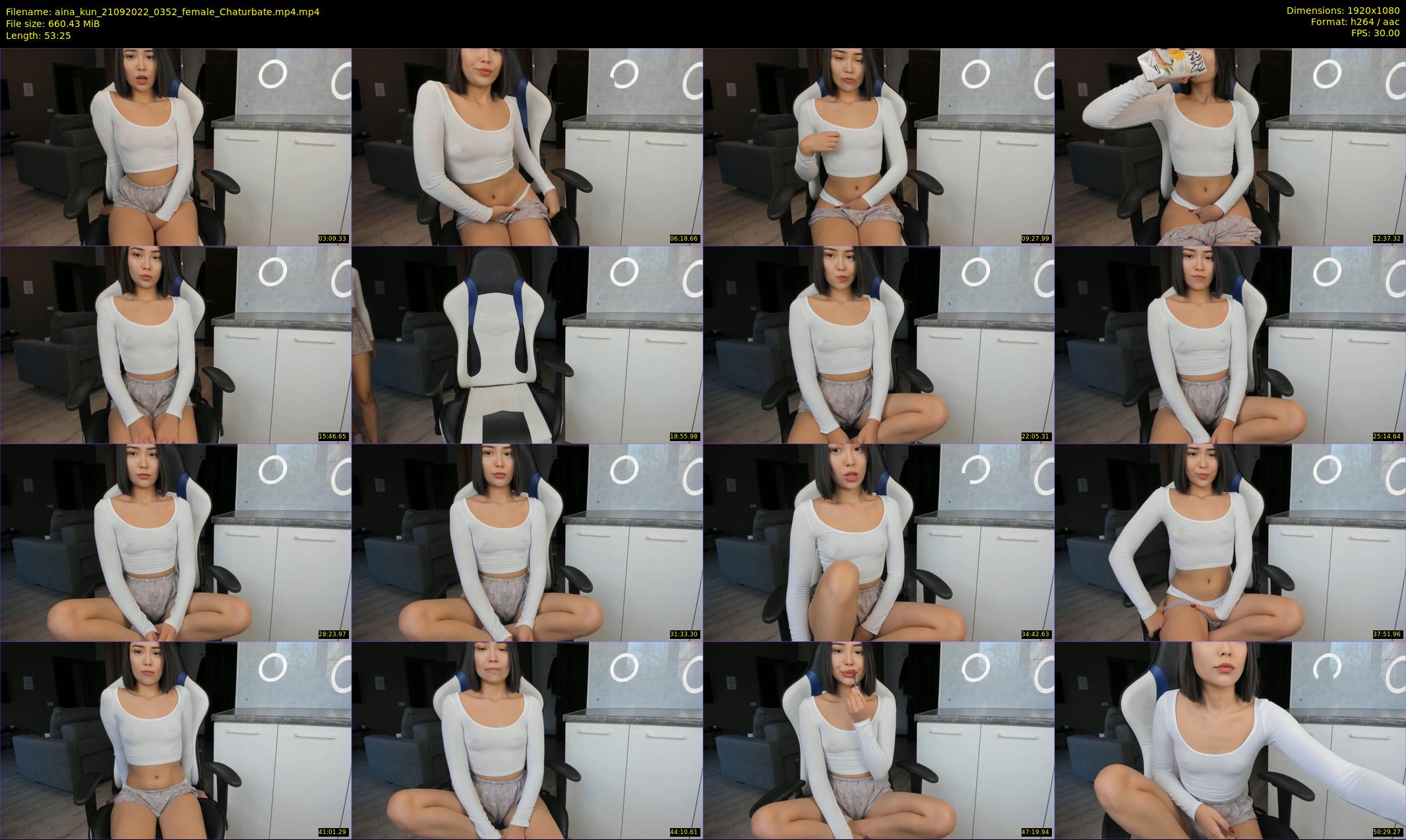 aina_kun — 54 minute Chaturbate female cam show recording, 1080p, Sep 21, 2022
