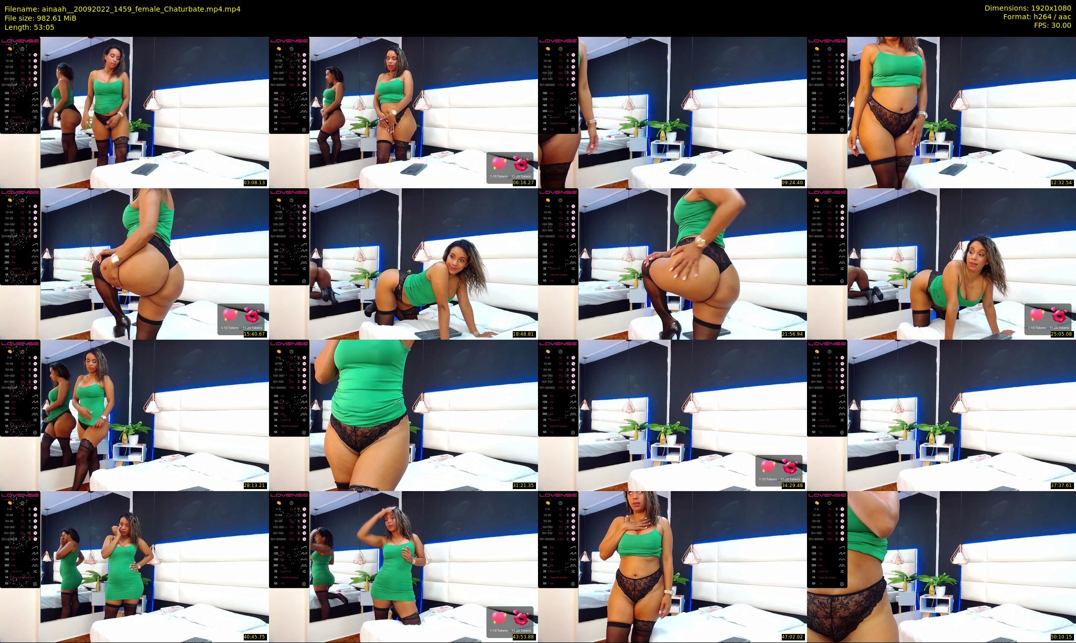 ainaah_ — 54 minute Chaturbate female cam show recording, 1080p, Sep 20, 2022